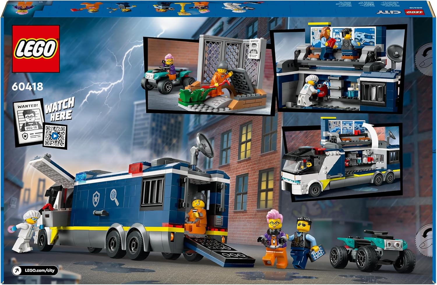 LEGO City Police Mobile Crime Lab Truck Toy Set - 674-Piece Building Kit for Kids 7+ 2