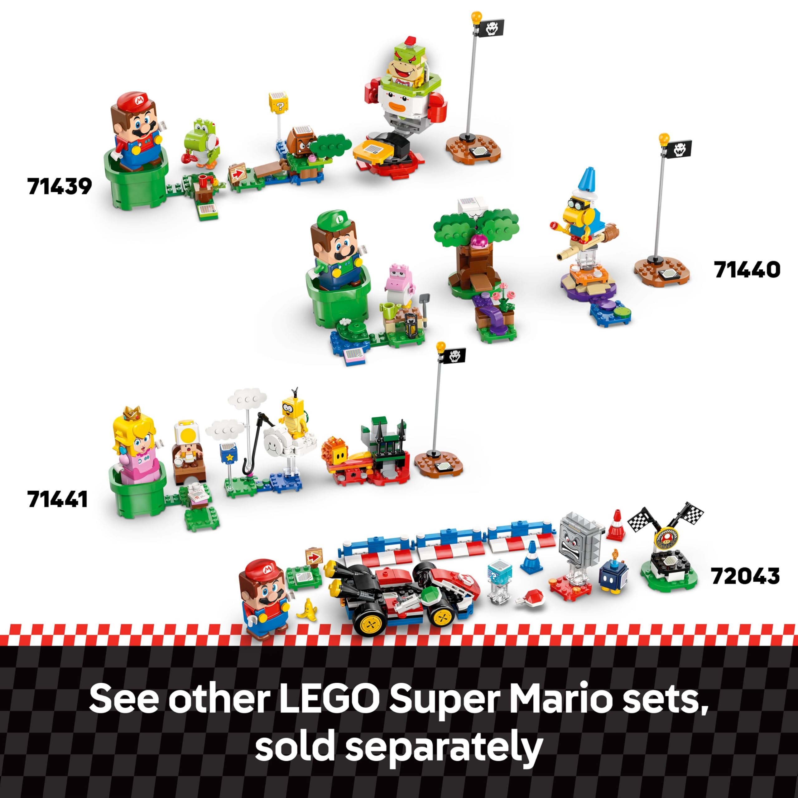 LEGO Super Mario: Mario Kart – Bowser's Castle Interactive Building Set | Ages 9+ 7