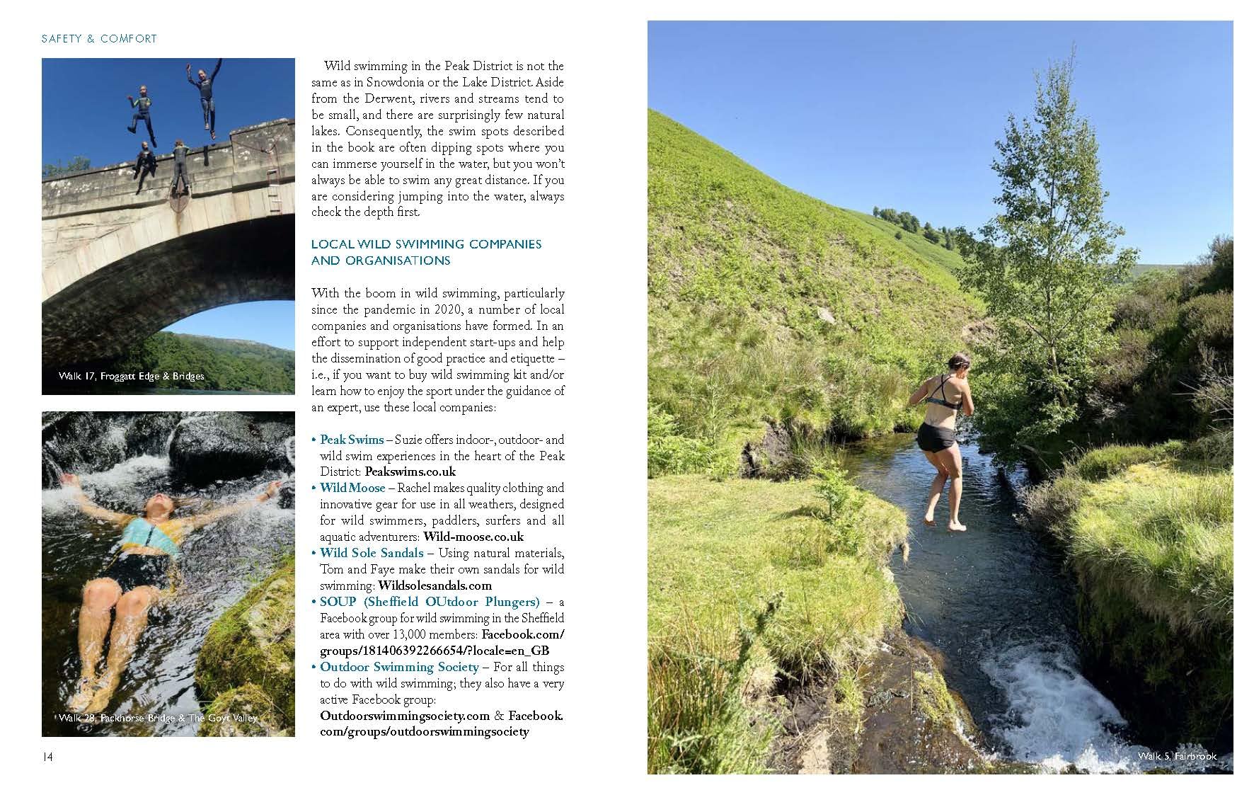 Wild Things Publishing Wild Swimming Walks Peak District: 28 Lake, River & Waterfall Days Out Paperback 7