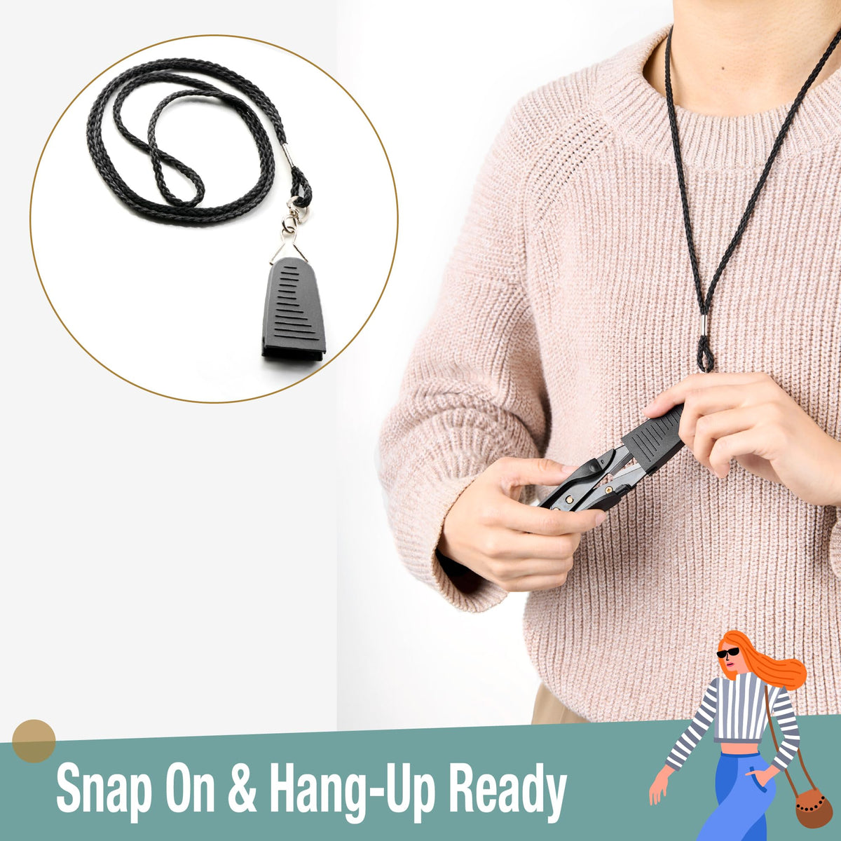 Beaditive Thread Snips - 80 mm Black High Carbon Steel