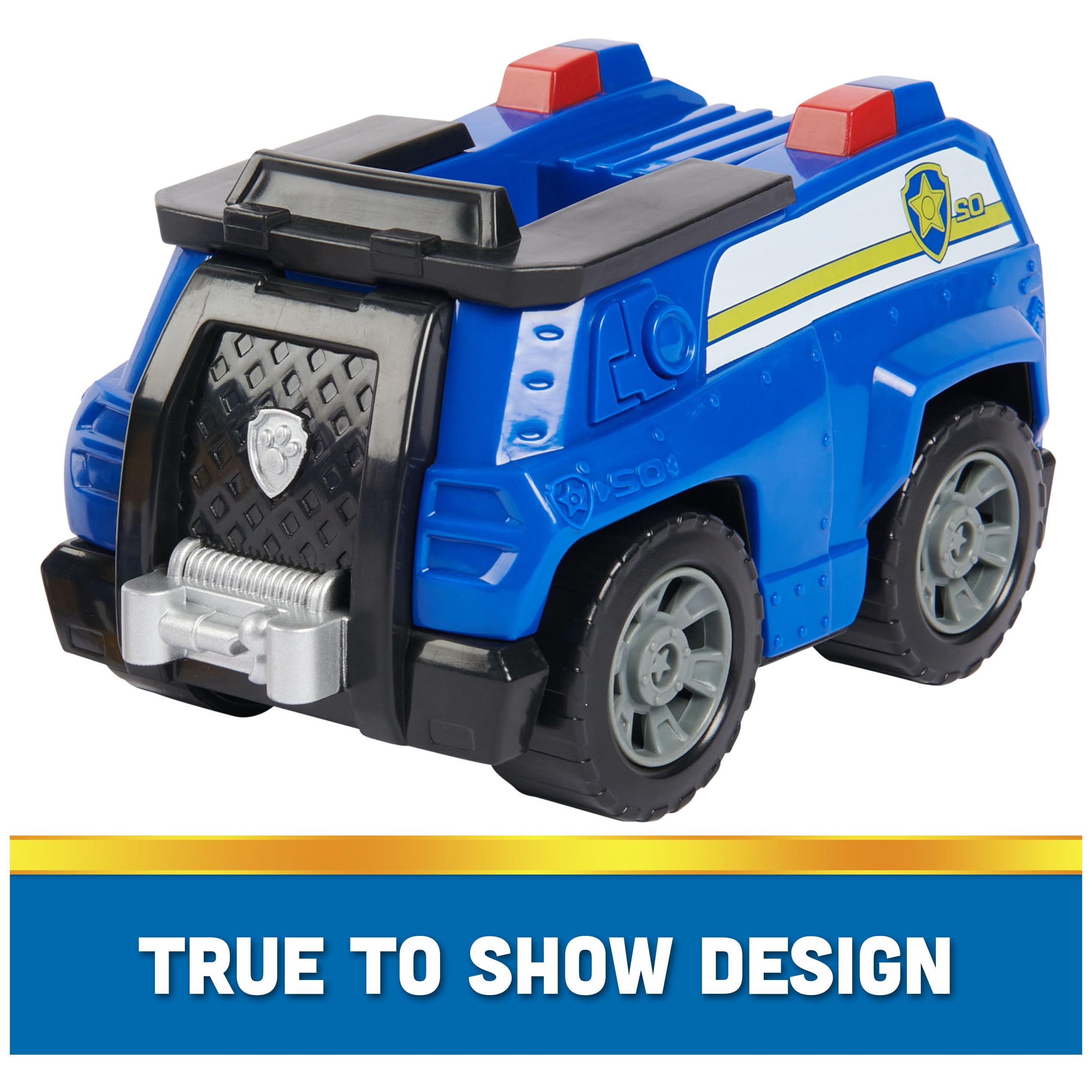Chase's Patrol Cruiser - PAW Patrol Toy Car with Collectible Action Figure for Kids 3+ 5