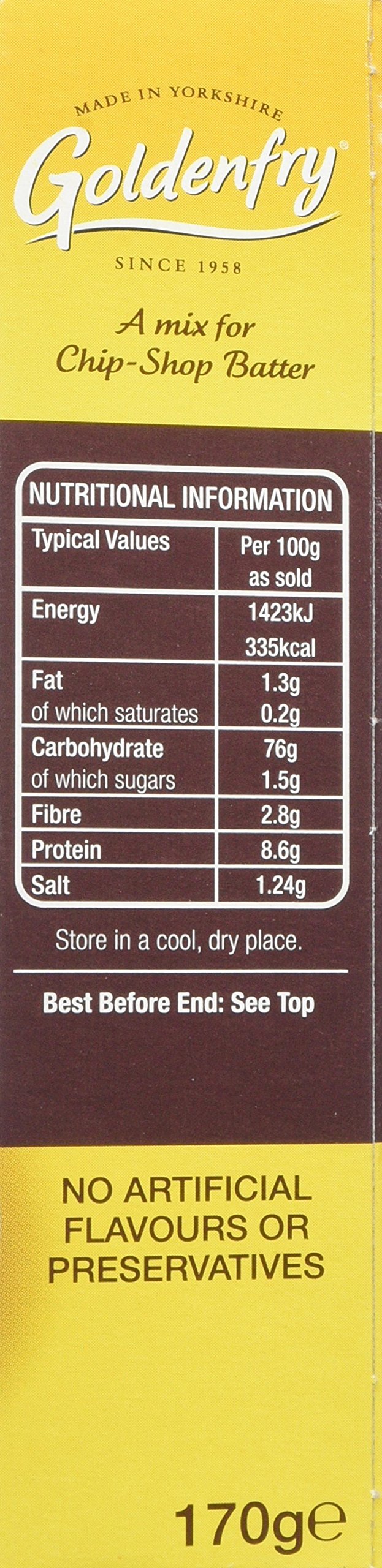 Goldenfry Original Chip-Shop Batter Mix - Light & Crispy | 170g Pack of 12 4