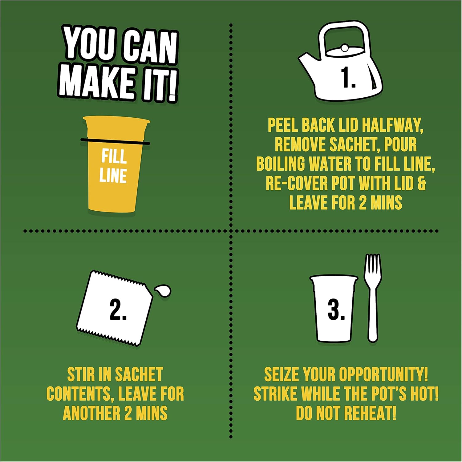 Pot Noodle King Instantnudeln mit Hühnchen- und Pilzgeschmack, 12 Becher à 114 g 4