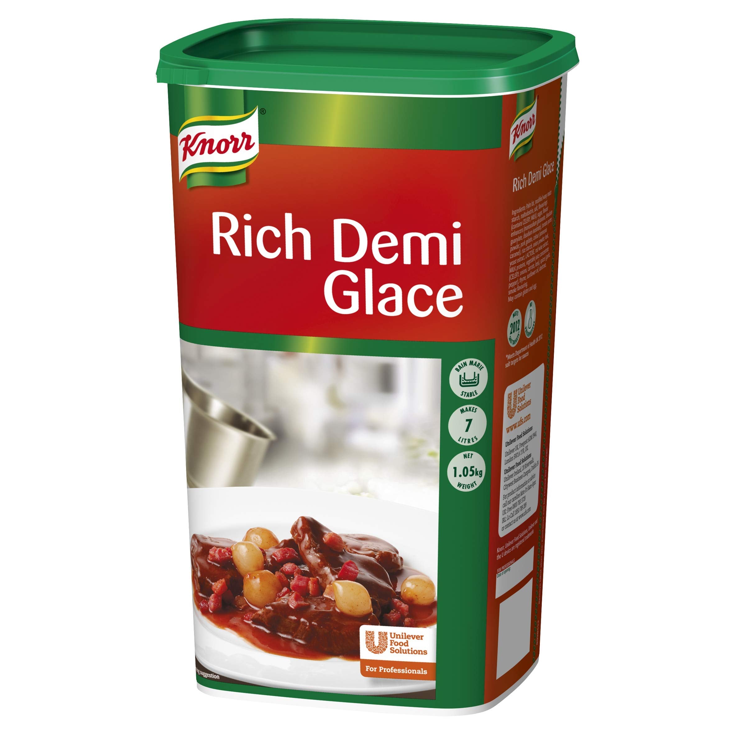 Knorr Reichhaltige Demi-Glace-Soßenmischung (1,05 kg) – ergibt 7 Liter