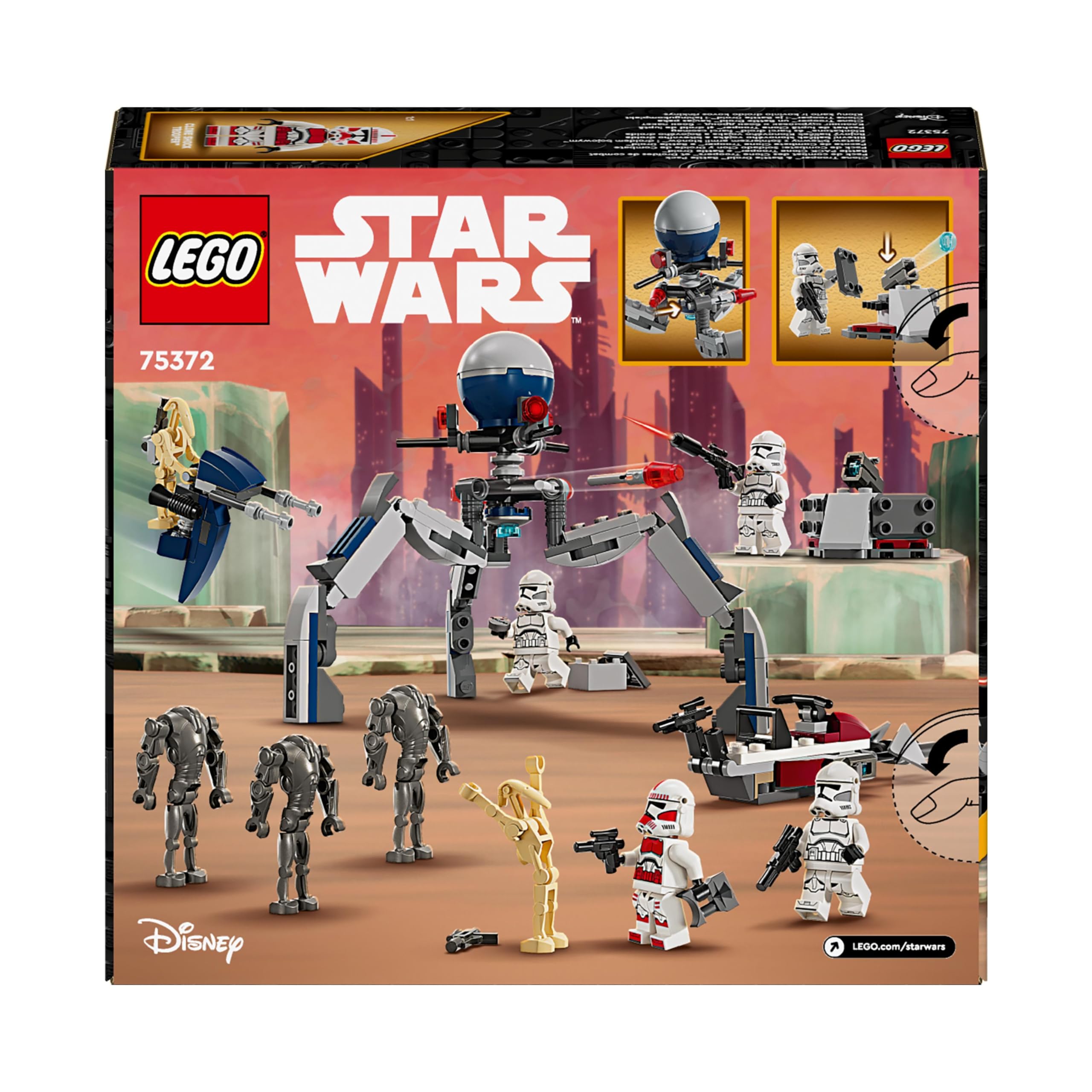 LEGO Star Wars Clone Trooper & Battle Droid Battle Pack - Building Toy Playset for Kids 7+ 7