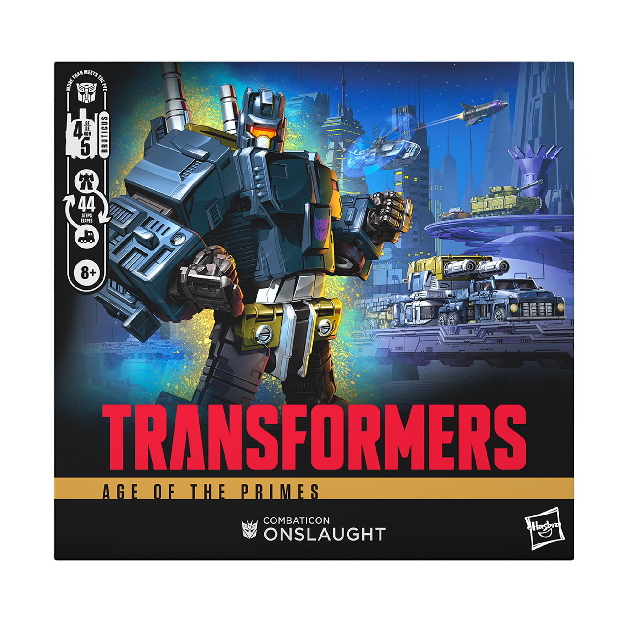 Transformers Age of the Primes Combaticon Onslaught Commander Class Figure - 17cm | Converts in 44 Steps