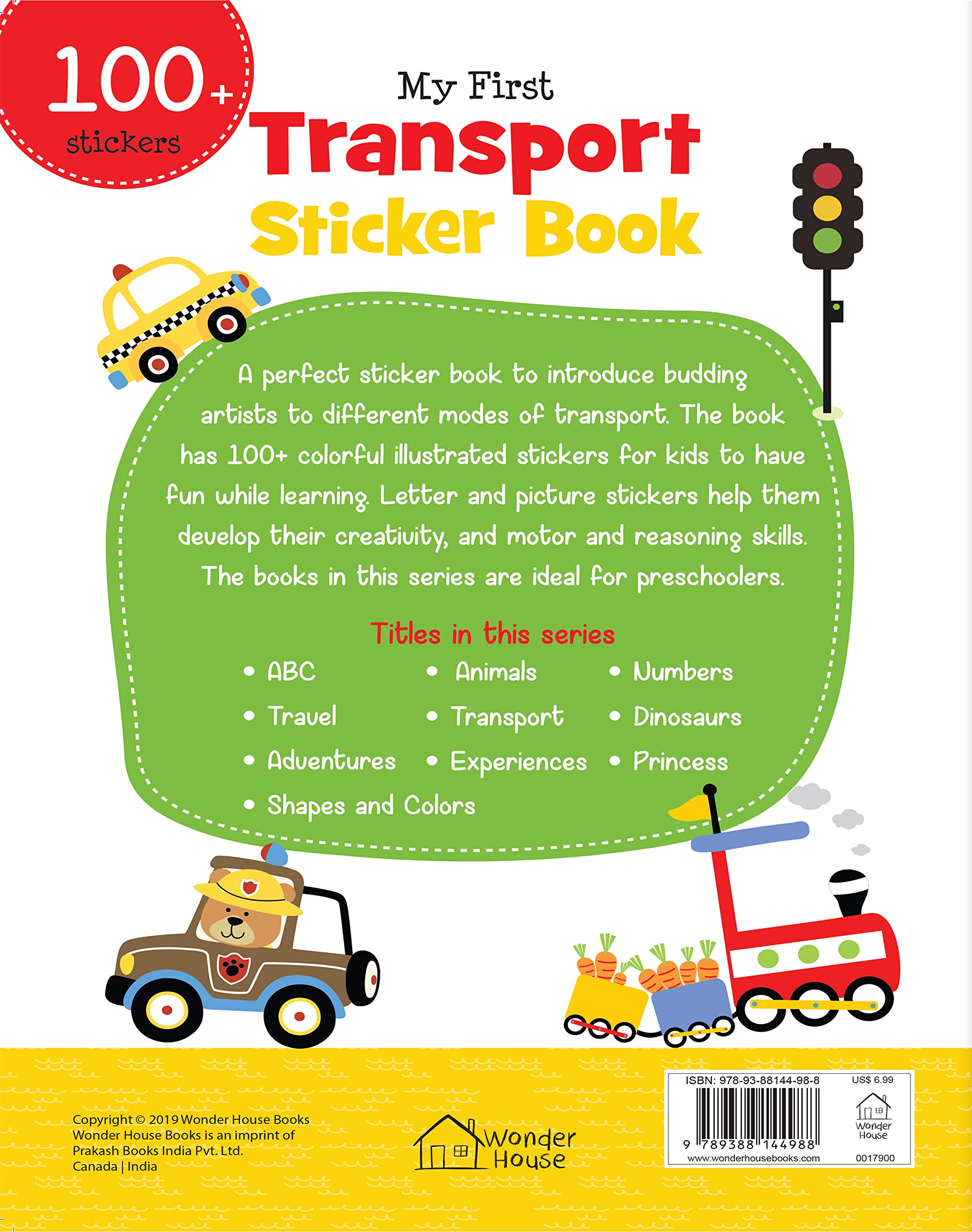 Wonder House Books My First Transport Sticker Book - 100+ Stickers | Baby - 3 Years | English 2