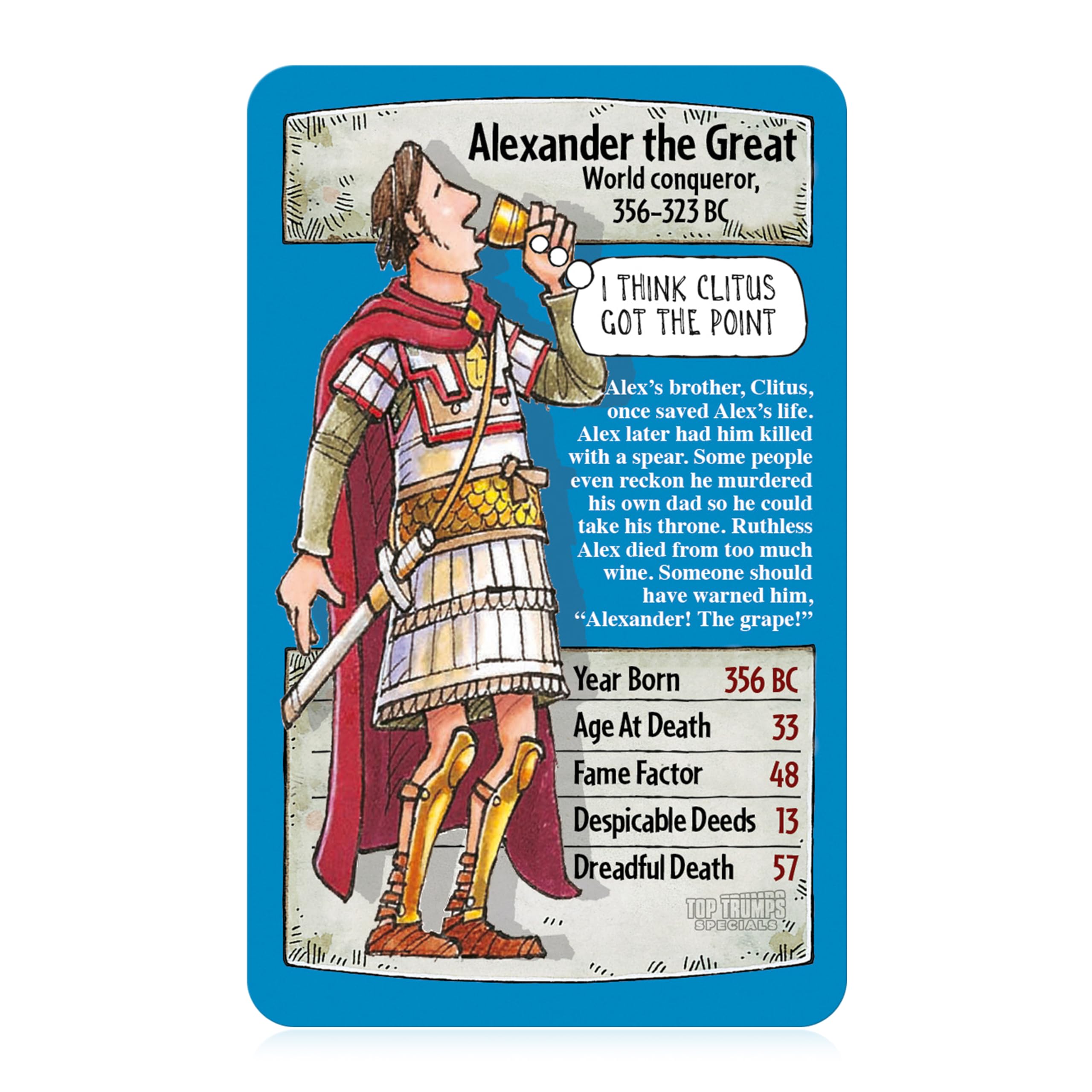 Top Trumps Horrible Histories Specials Card Game | Portable | Multicolor 7