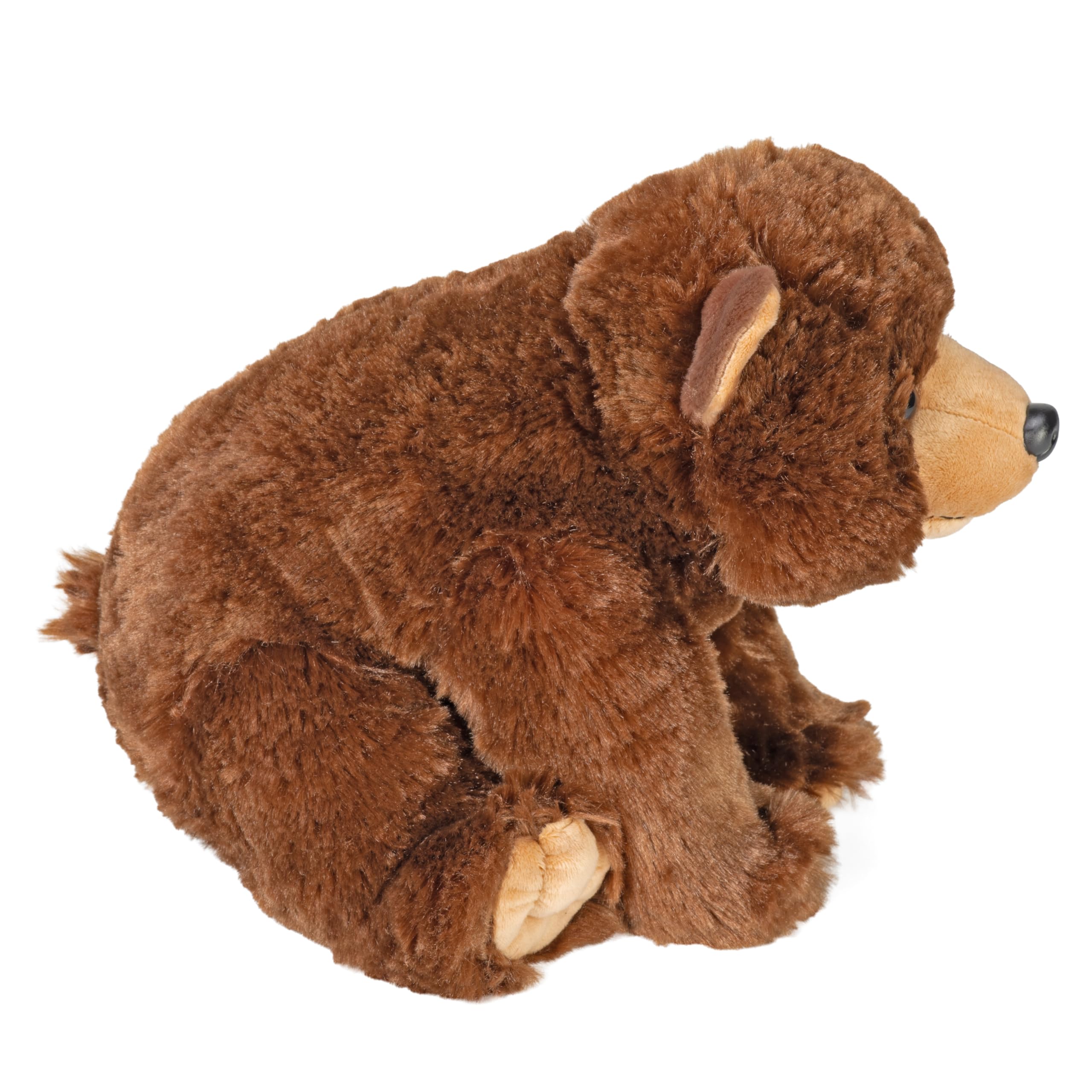 WILD REPUBLIC Cuddlekins Brown Bear Plush Soft Toy - 30 cm | Realistic Design | High Quality Plush 5
