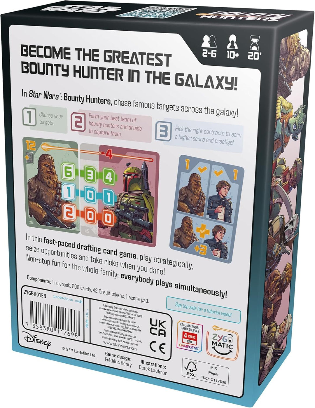 Zygomatic Star Wars: Bounty Hunters Card Game