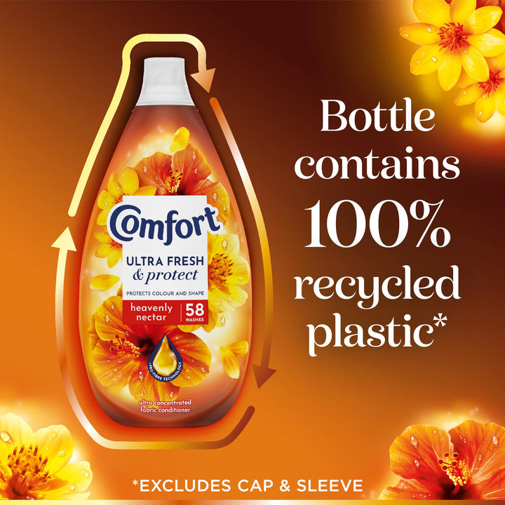Comfort - Ultra Fresh & Protect Heavenly Nectar Liquid Fabric Conditioner