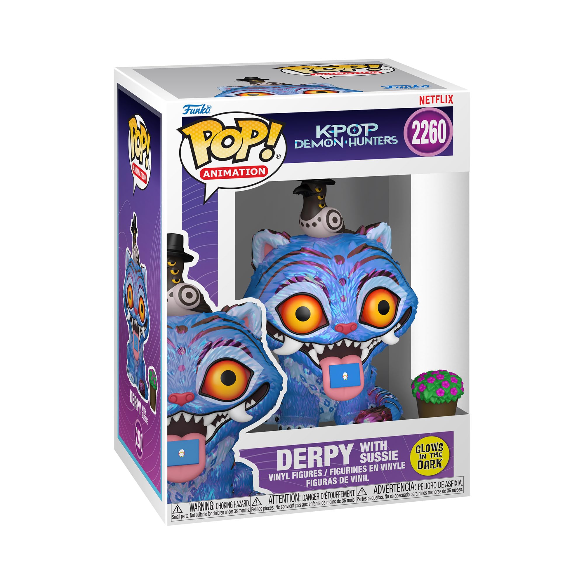 Funko Pop Animation: KPop Demon Hunters - Derpy with Sussie | Vinyl Figure | Glow-in-the-dark