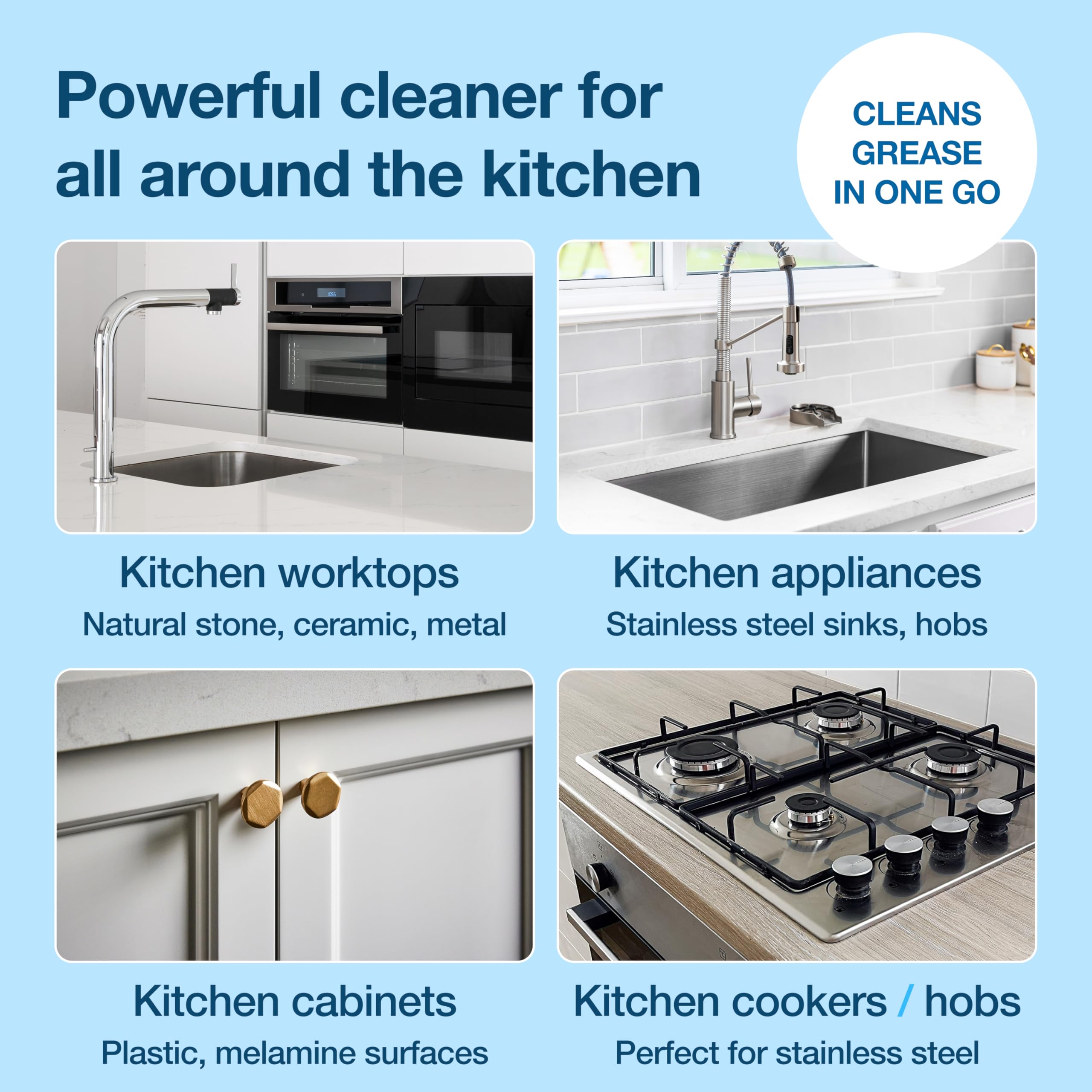 HG Grease Away - Kitchen Degreaser Spray for Fats & Oils, 500ml 8