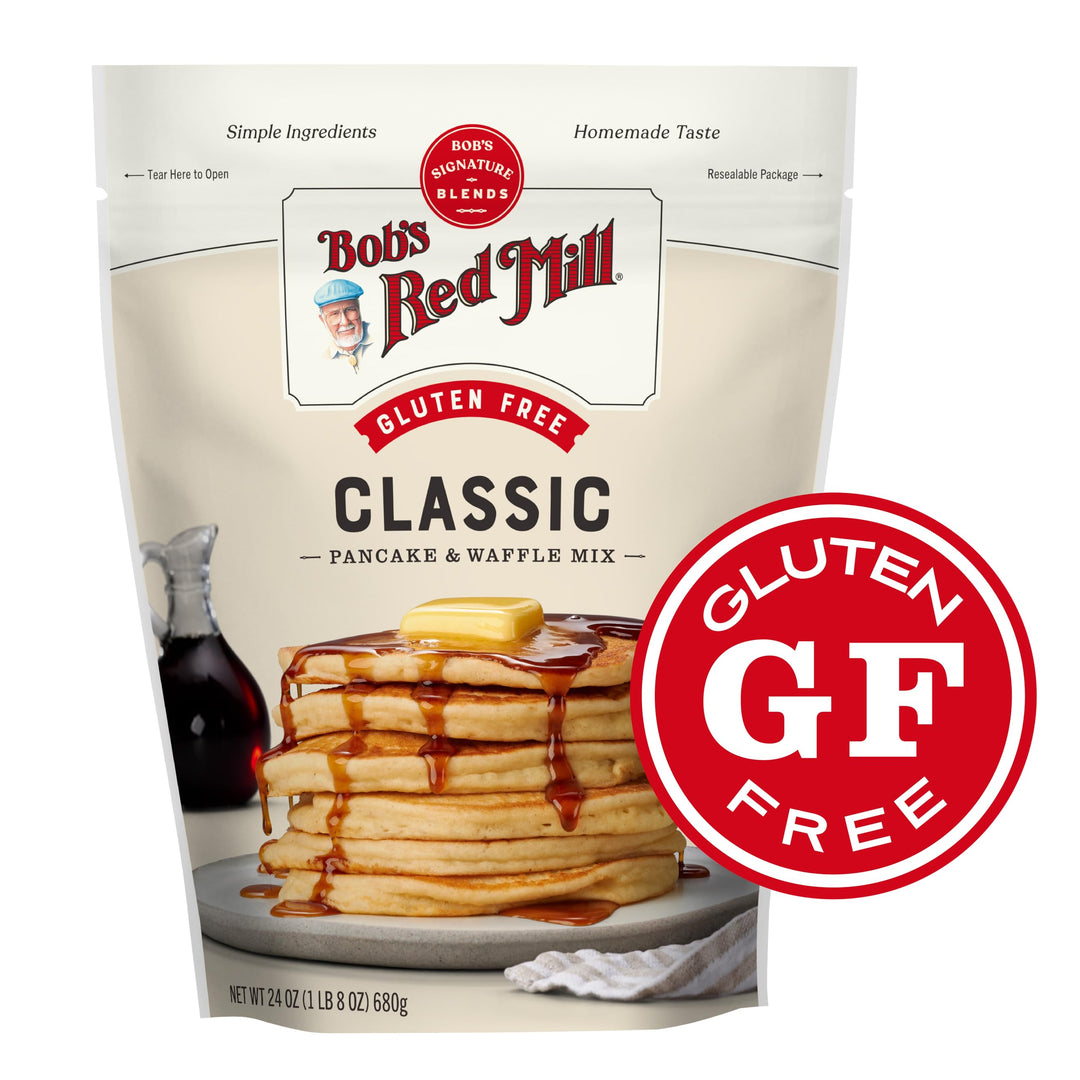 Bob's Red Mill Gluten Free Pancake Mix, More than 50% Whole Grain, 680g