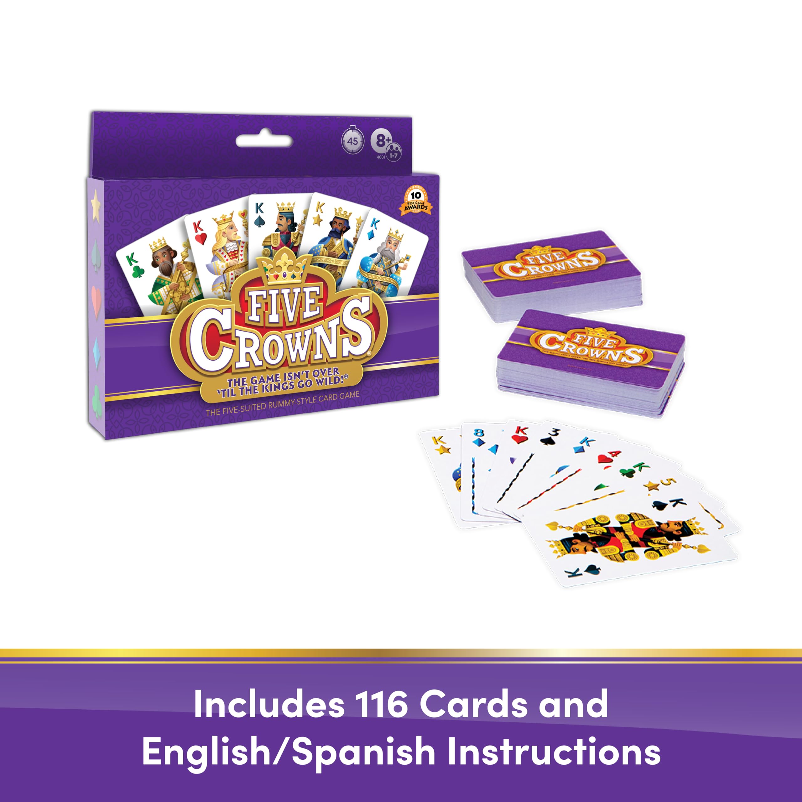 The Green Board Game Co. Five Crowns Card Game 11