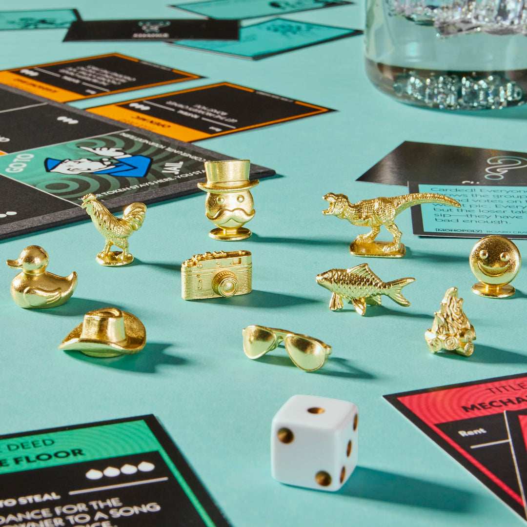 Hasbro Gaming Monopoly Board Crawl Drinking Game