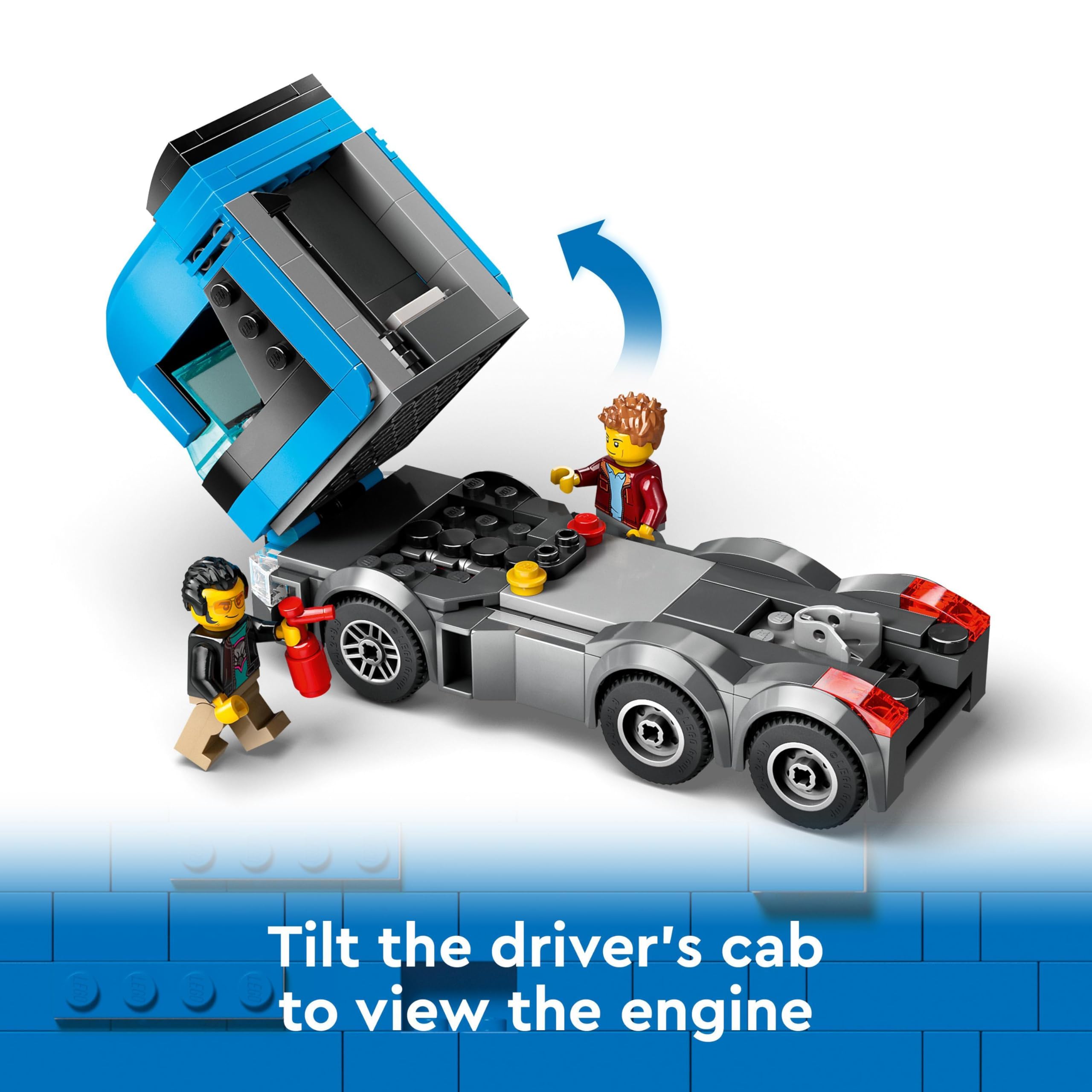 LEGO City Car Transporter Truck with Sports Cars - 998-Piece Building Set for Ages 7+ 5