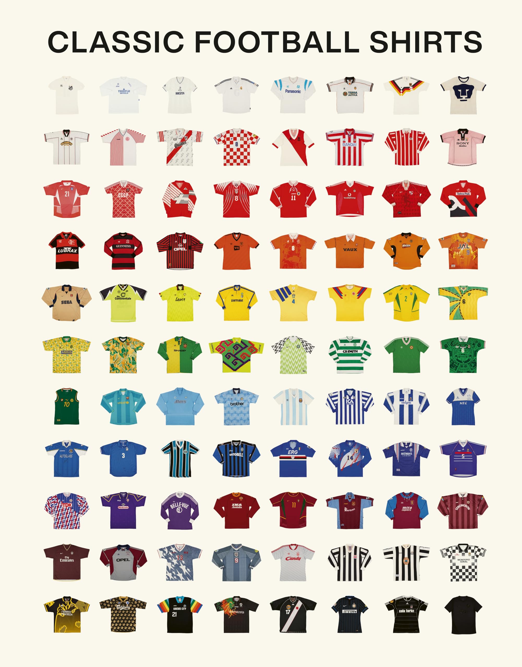 Classic Football Shirts - Iconic Football Kits History | Hardcover 1