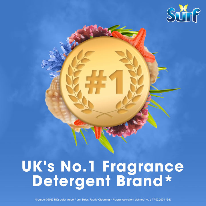 Surf Deep Sea Laundry Washing Liquid Detergent with Natural Essential Oils & Long-Lasting Fragrance