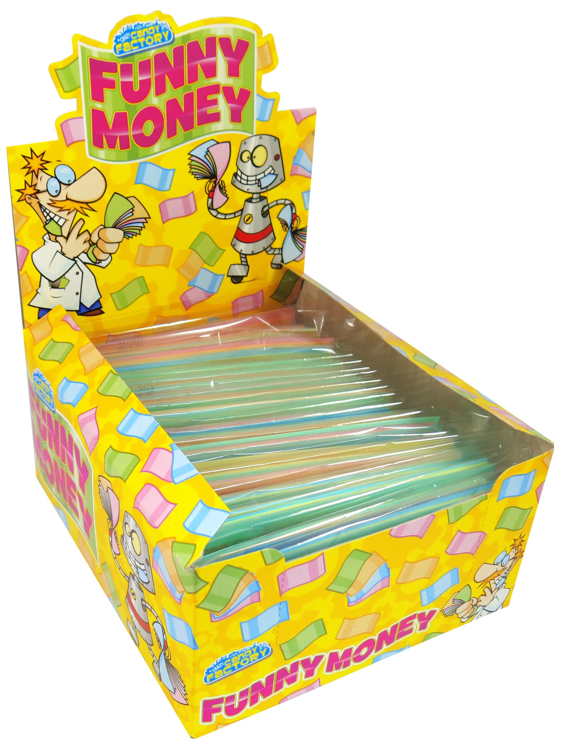 Crazy Candy Factory Funny Money Edible Paper Variety Pack - 24 Packs of Euro Notes | Wafer Form