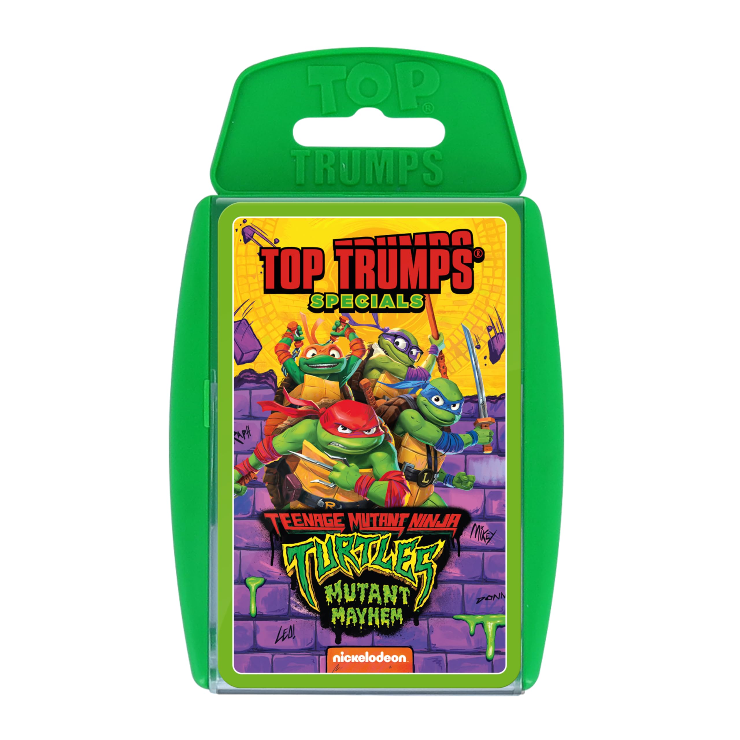 Top Trumps Teenage Mutant Ninja Turtles Card Game | Ages 6+ | Portable