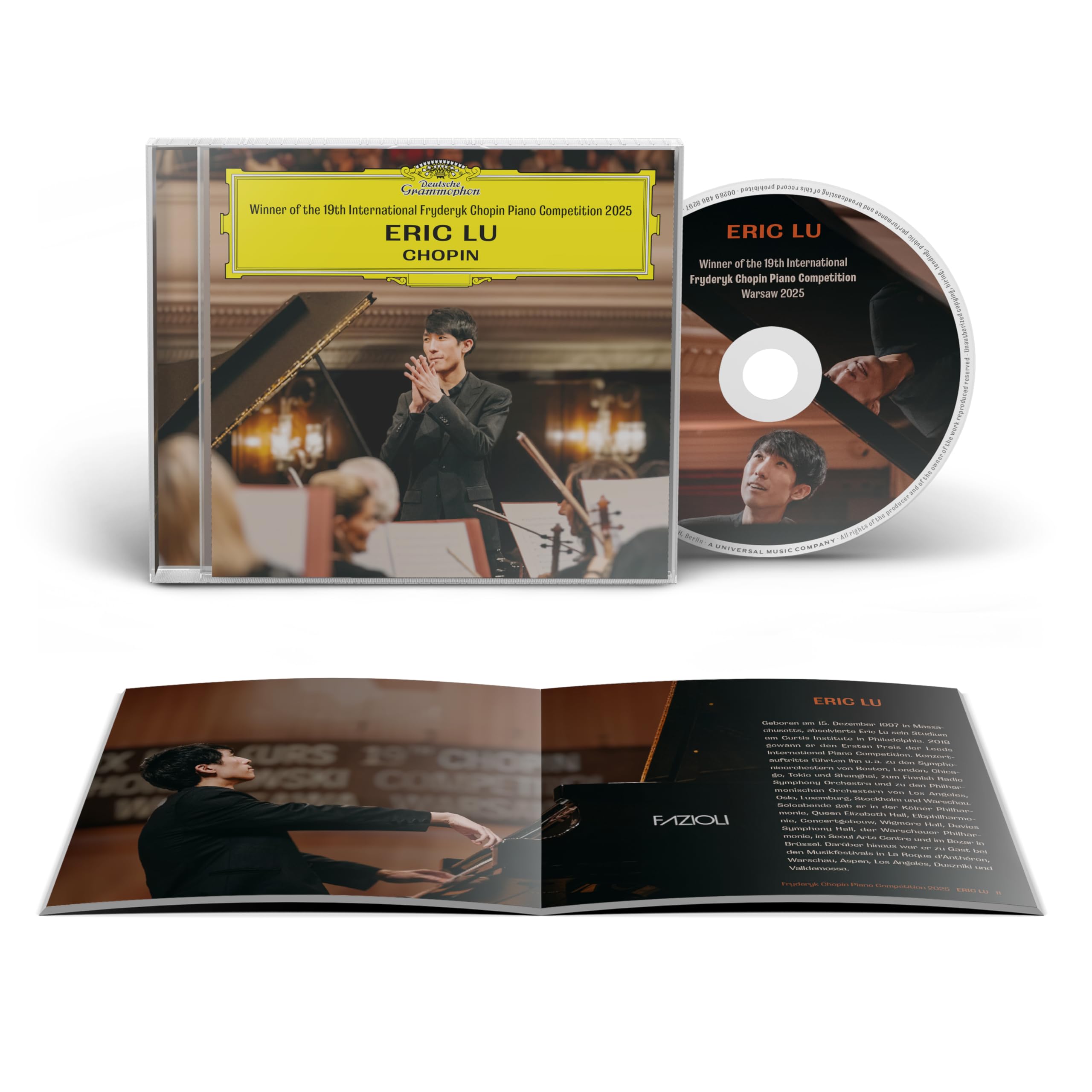 Eric Lu - Winner of the 19th International Fryderyk Chopin Piano Competition Warsaw 2 [CD]