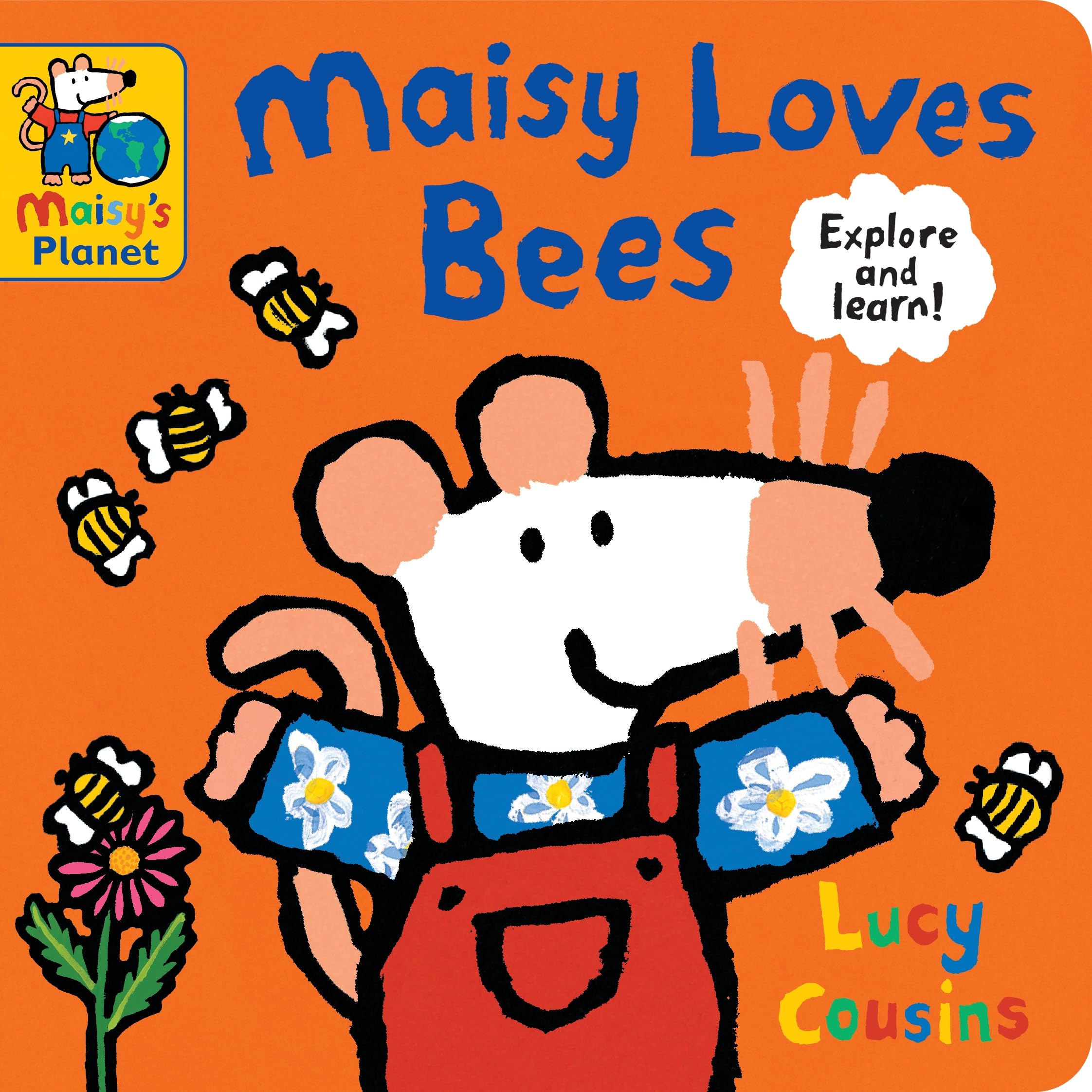 WALKER BOOKS Maisy Loves Bees: A Maisy's Planet Book | Board Book | Ages 2-5 1