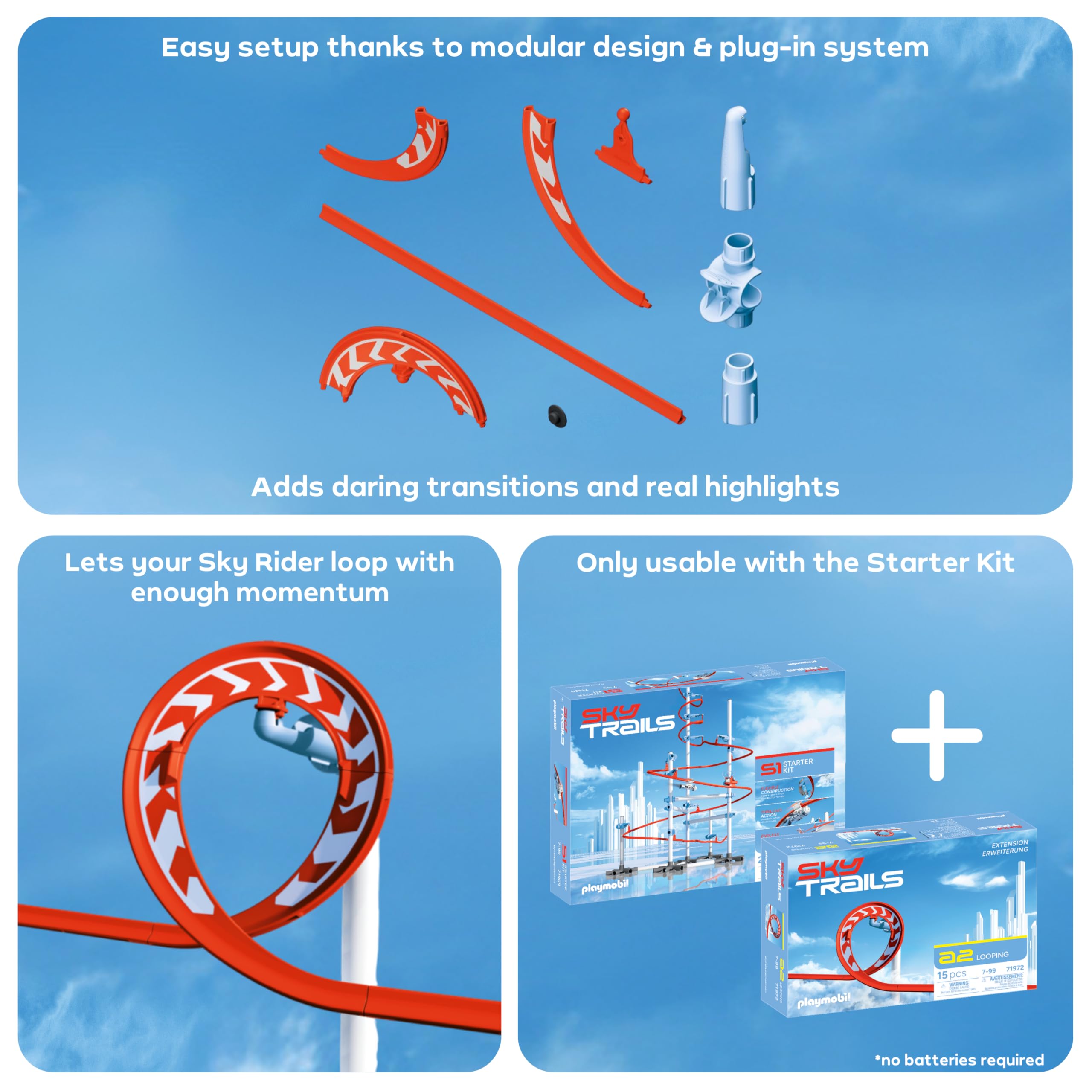 Sky Trails Looping Construction Toy - Build Spectacular Racing Tracks with Action-Packed Stunts 5