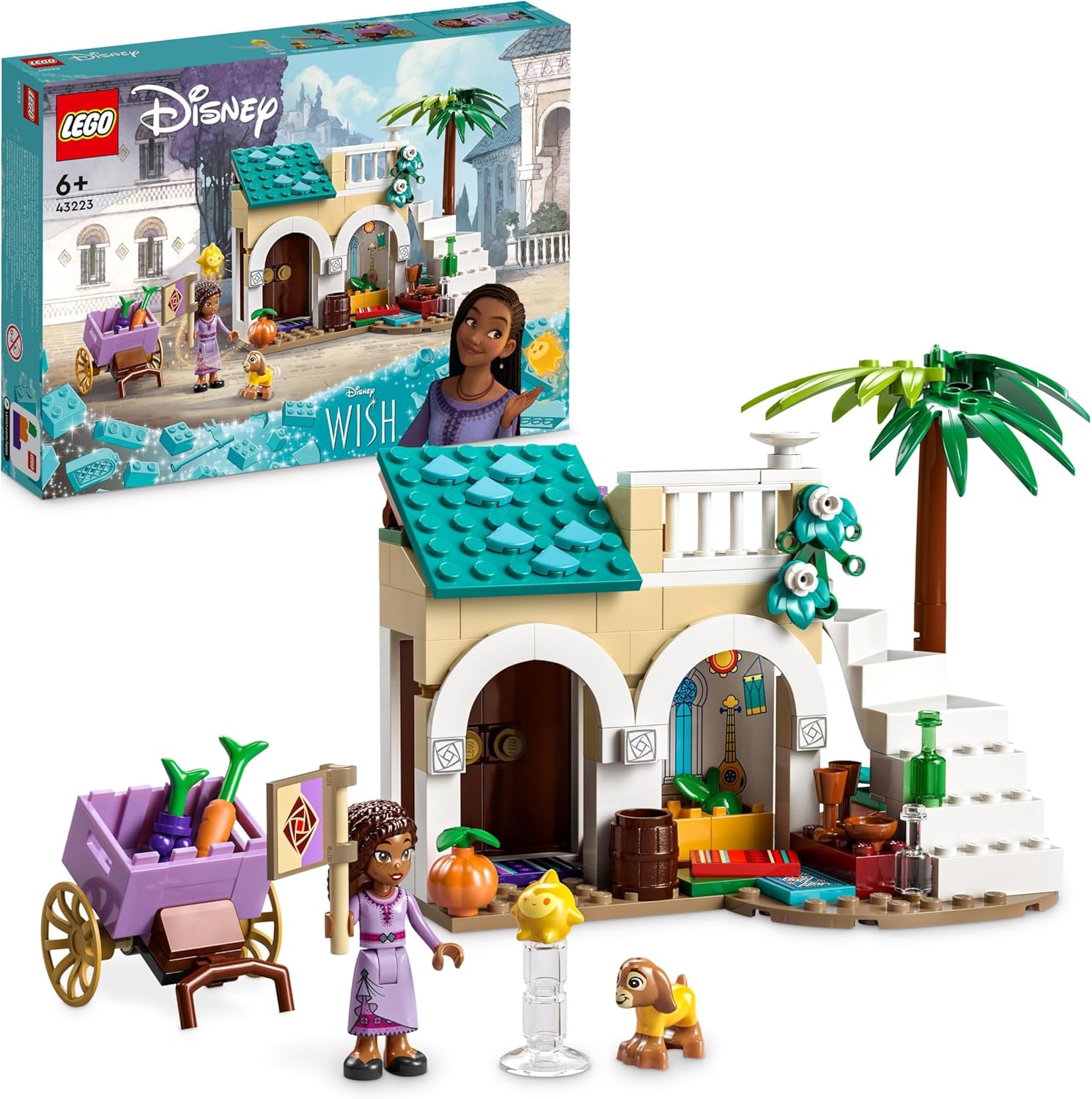 LEGO 43223 Disney Wish Asha in the City of Rosas - Building Set for Ages 6+ 1