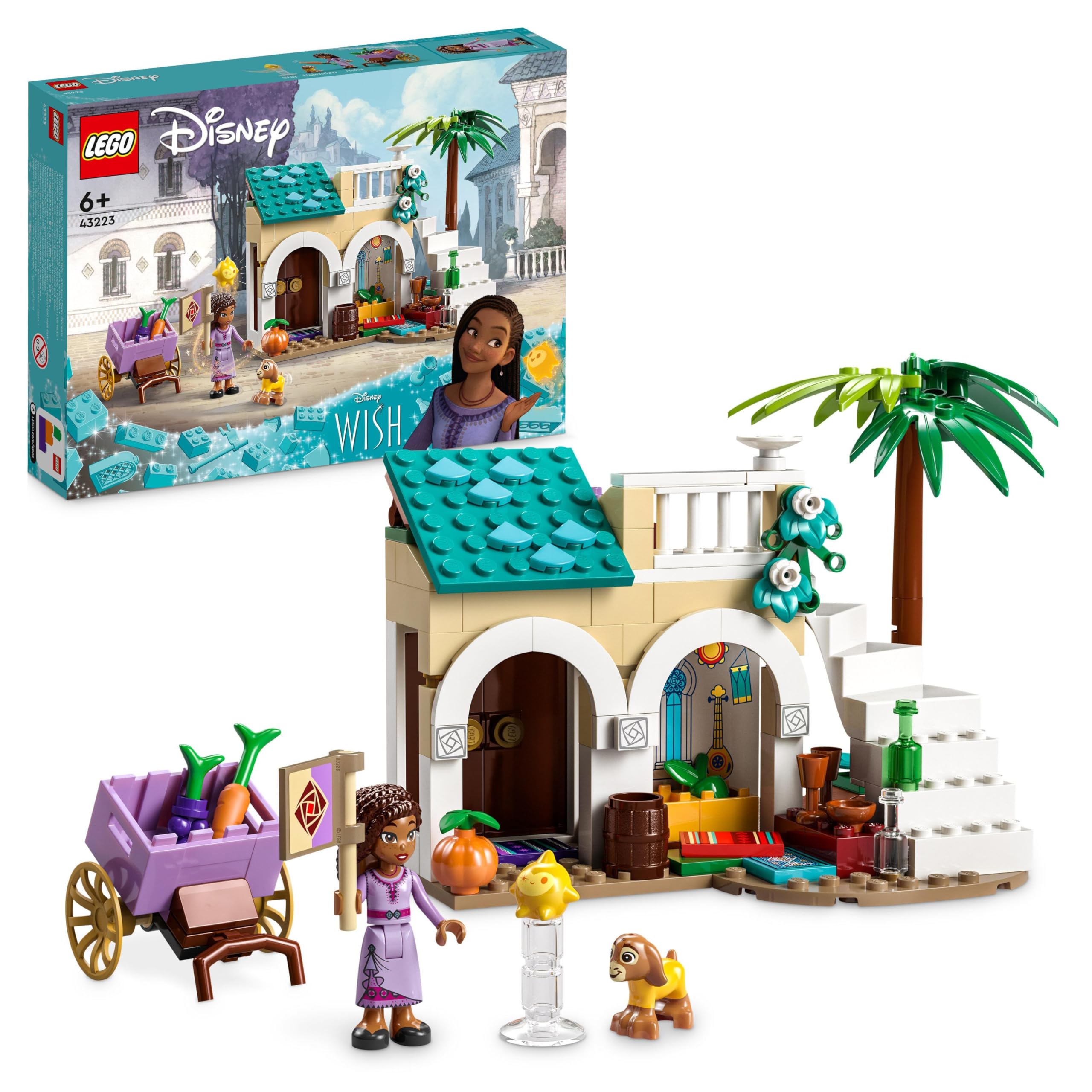 LEGO 43223 Disney Wish Asha in the City of Rosas - Building Set for Ages 6+ 9