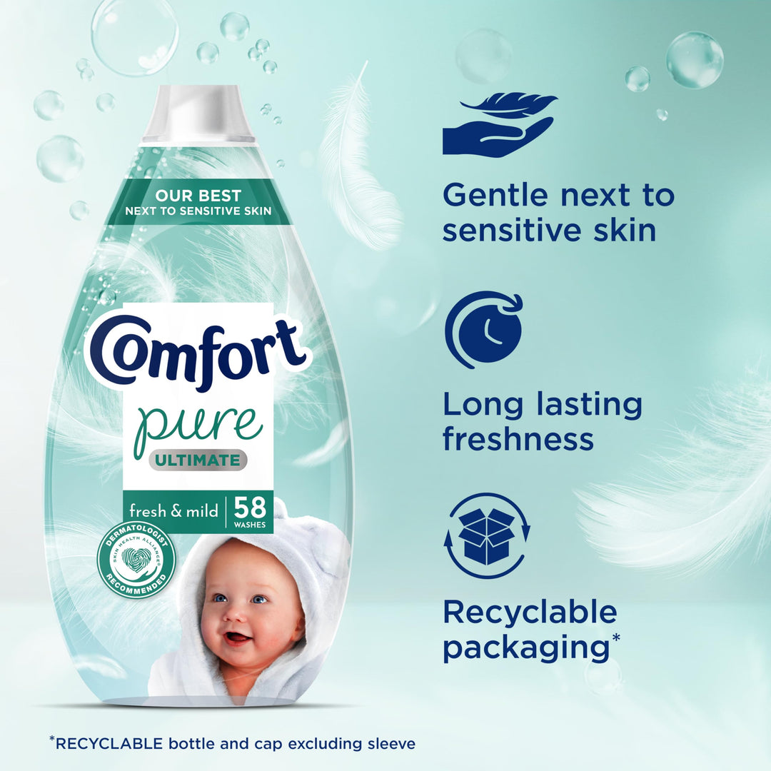 Comfort - Pure Ultimate Fresh & Mild Ultra Concentrated Fabric Conditioner