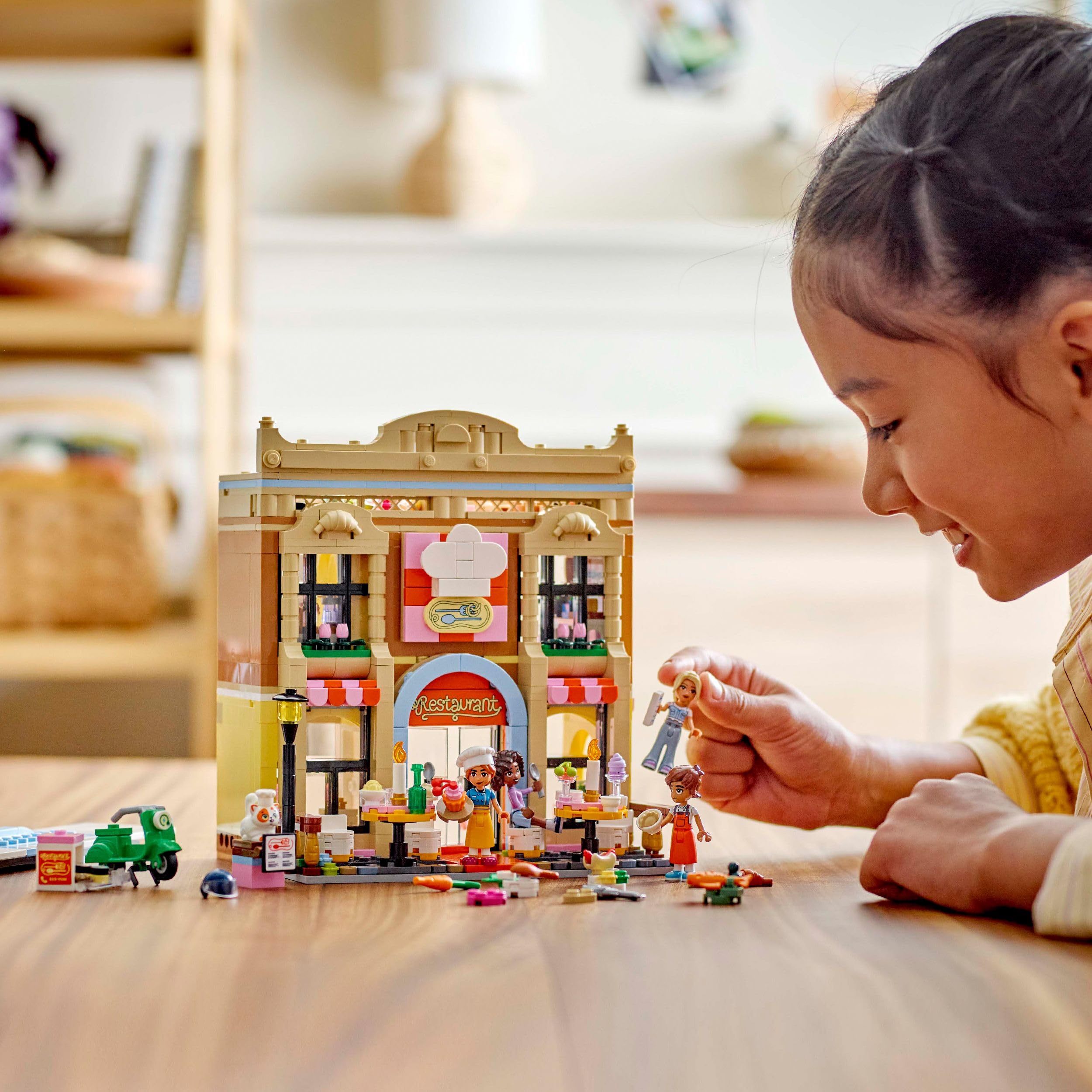LEGO Friends Restaurant and Cooking School Playset - Building Toy for 8+ Year Olds