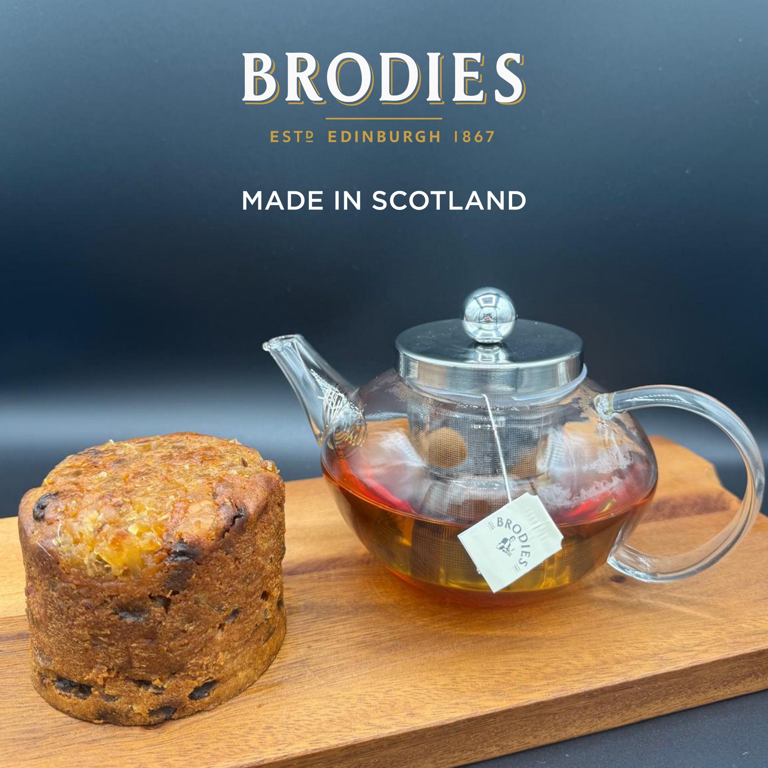 Brodies Traditional Scottish Fruit Cake - 315g - Infused with Ginger and Ale 9