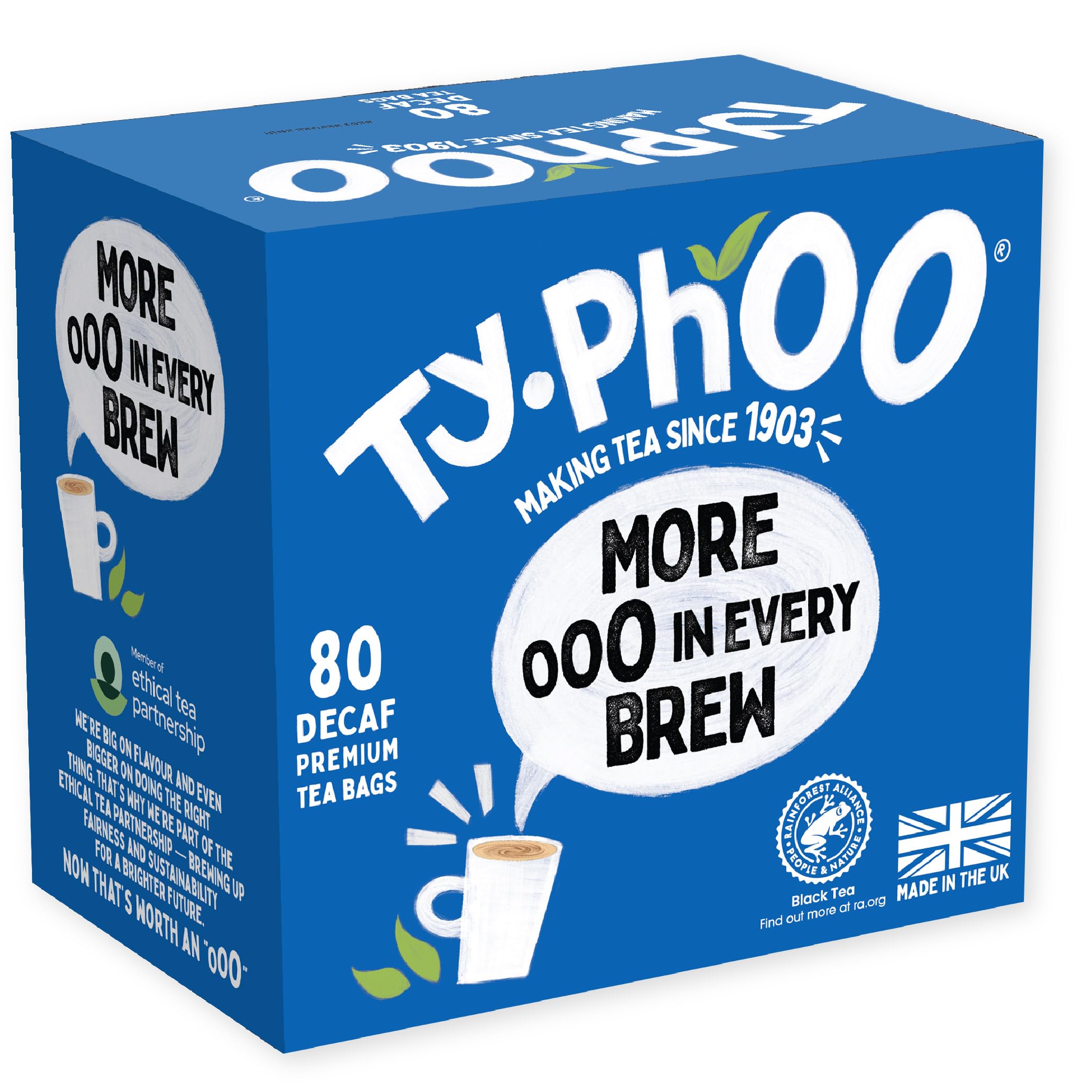 TY.PHOO Black Tea Bags - Decaf, 80 Count | Ethically Sourced | Smooth Flavor 1