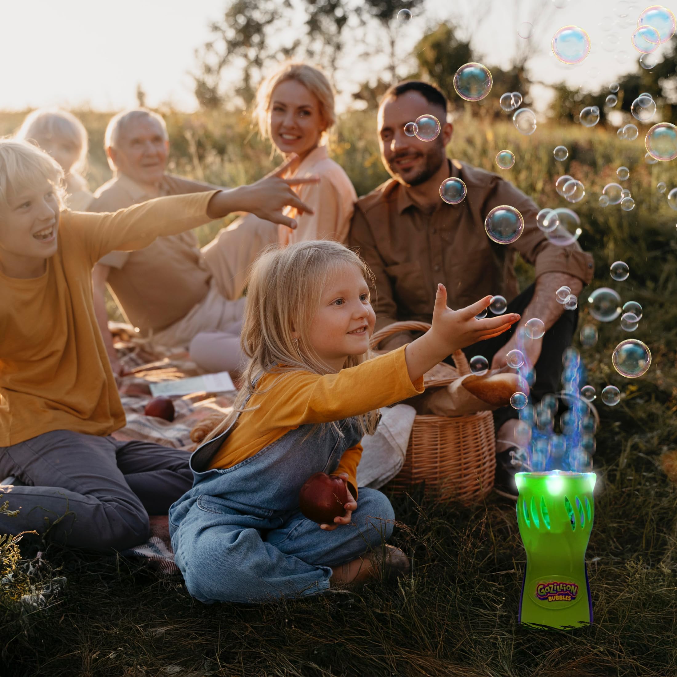 Gazillion Bubble Flare Automatic Bubble Machine with Lights & Sounds 7