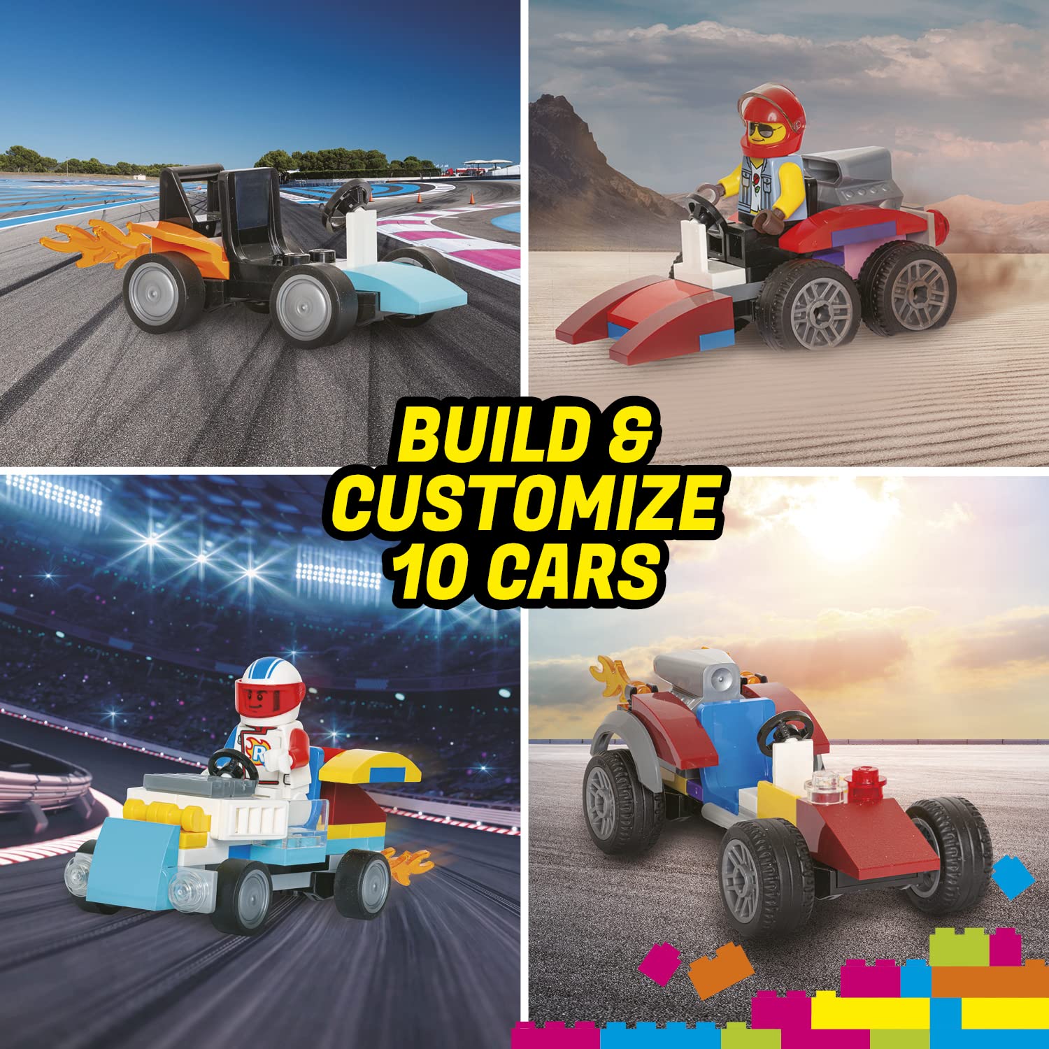 Klutz LEGO Race Cars Activity Kit - 10 Build Variations | Ages 5-7 | 64-Page Book 3