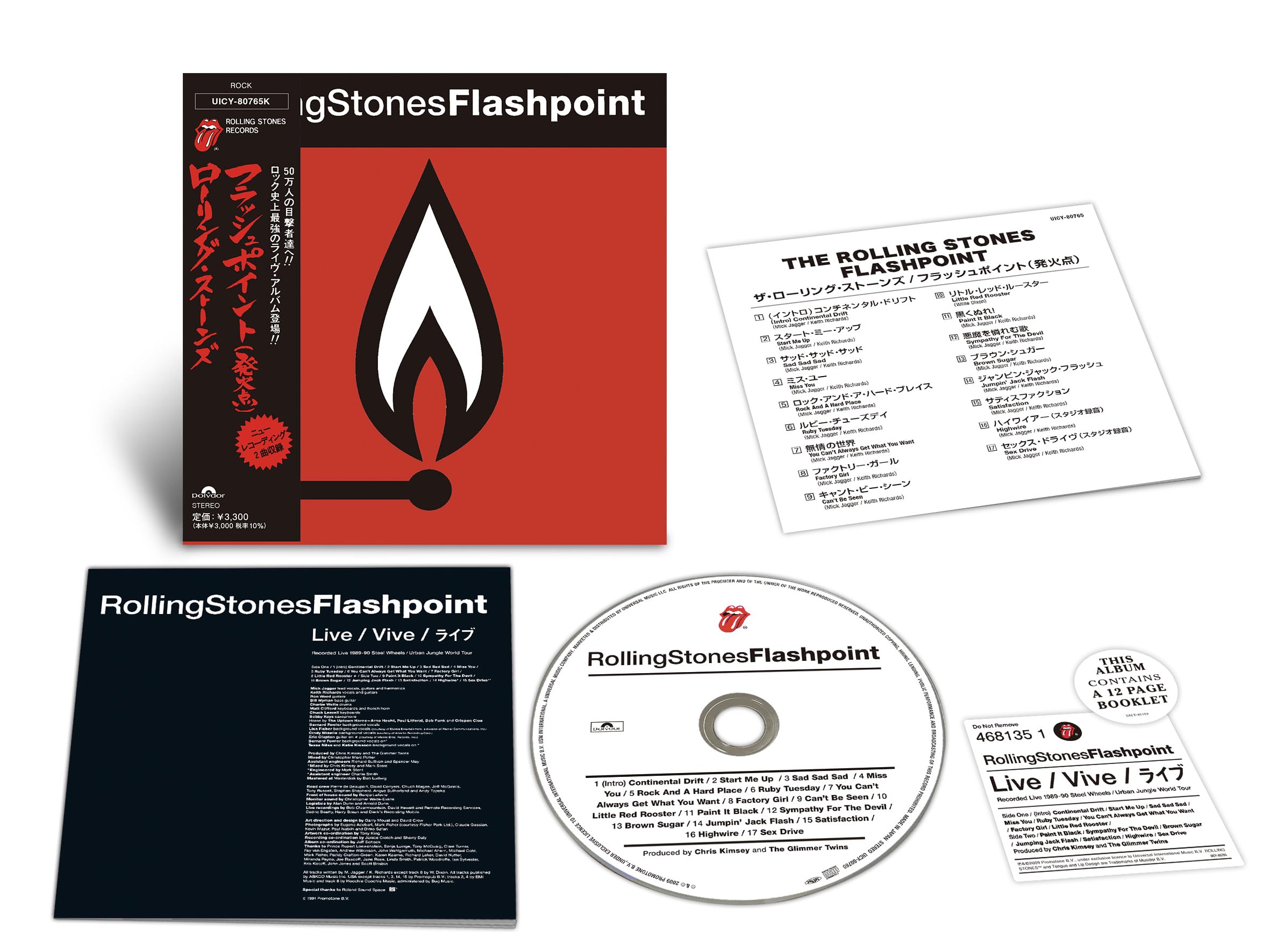 The Rolling Stones - Flashpoint [CD]