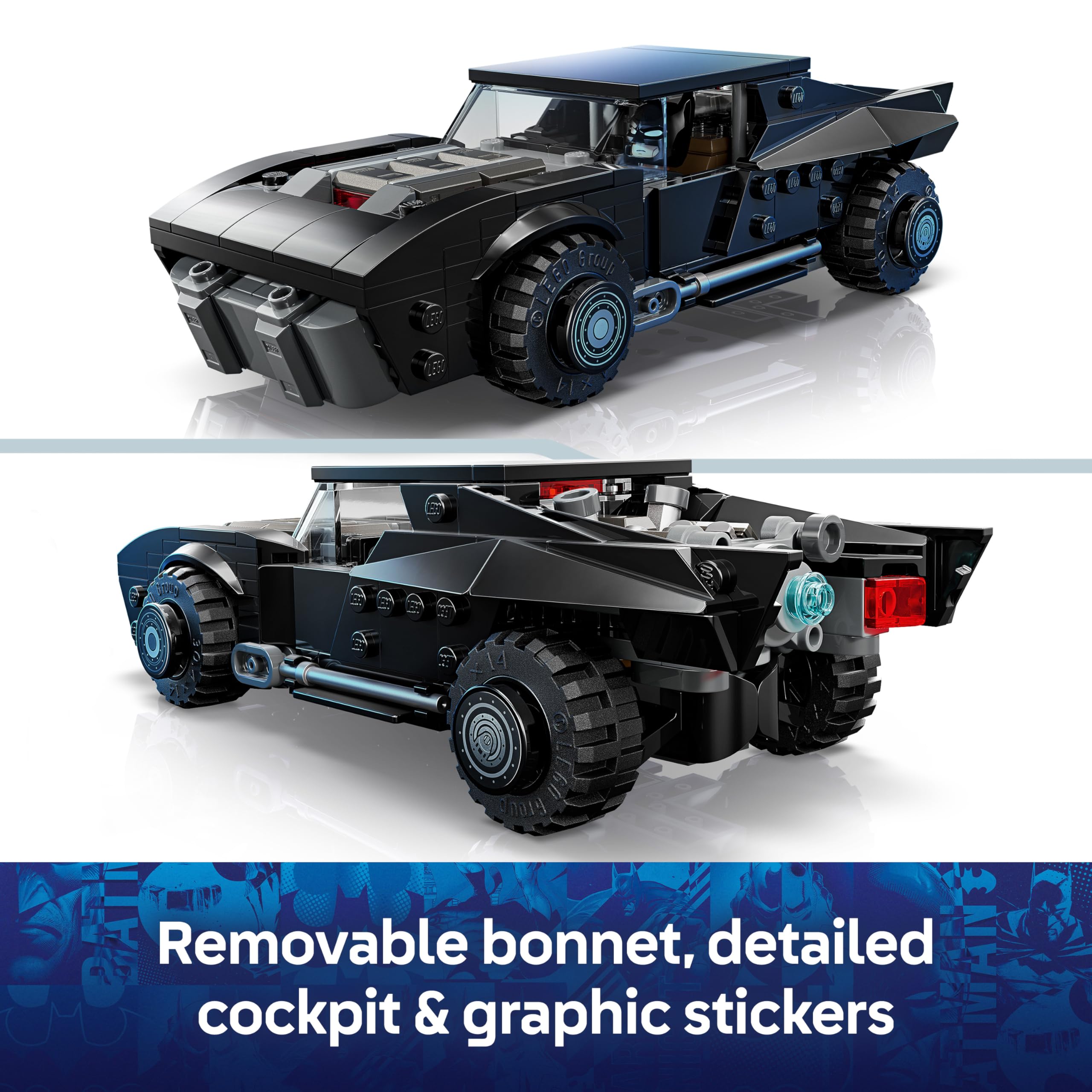 LEGO DC The Batman Batmobile Car Toy Model Kit 76332 for Ages 9+ 3
