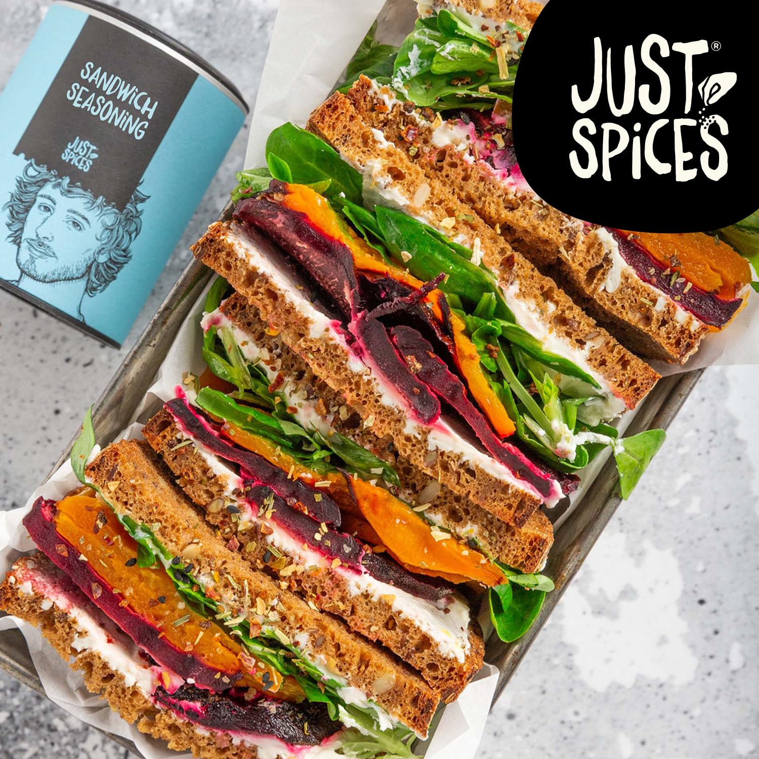 Just Spices Sandwichgewürz, 50 g – Natürliche Kräuter- und Gewürzmischung für Sandwiches, Pitas, Bagels und mehr 5