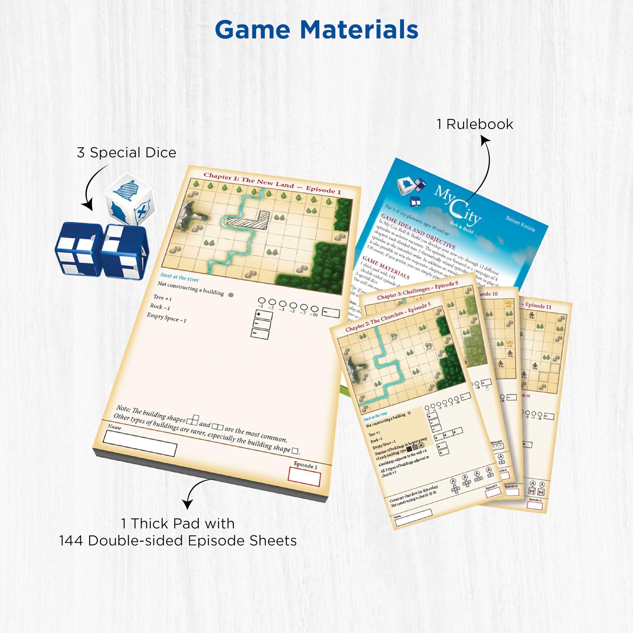 Thames & Kosmos My City Roll & Build Decision-Making Board Game for Family Night 3