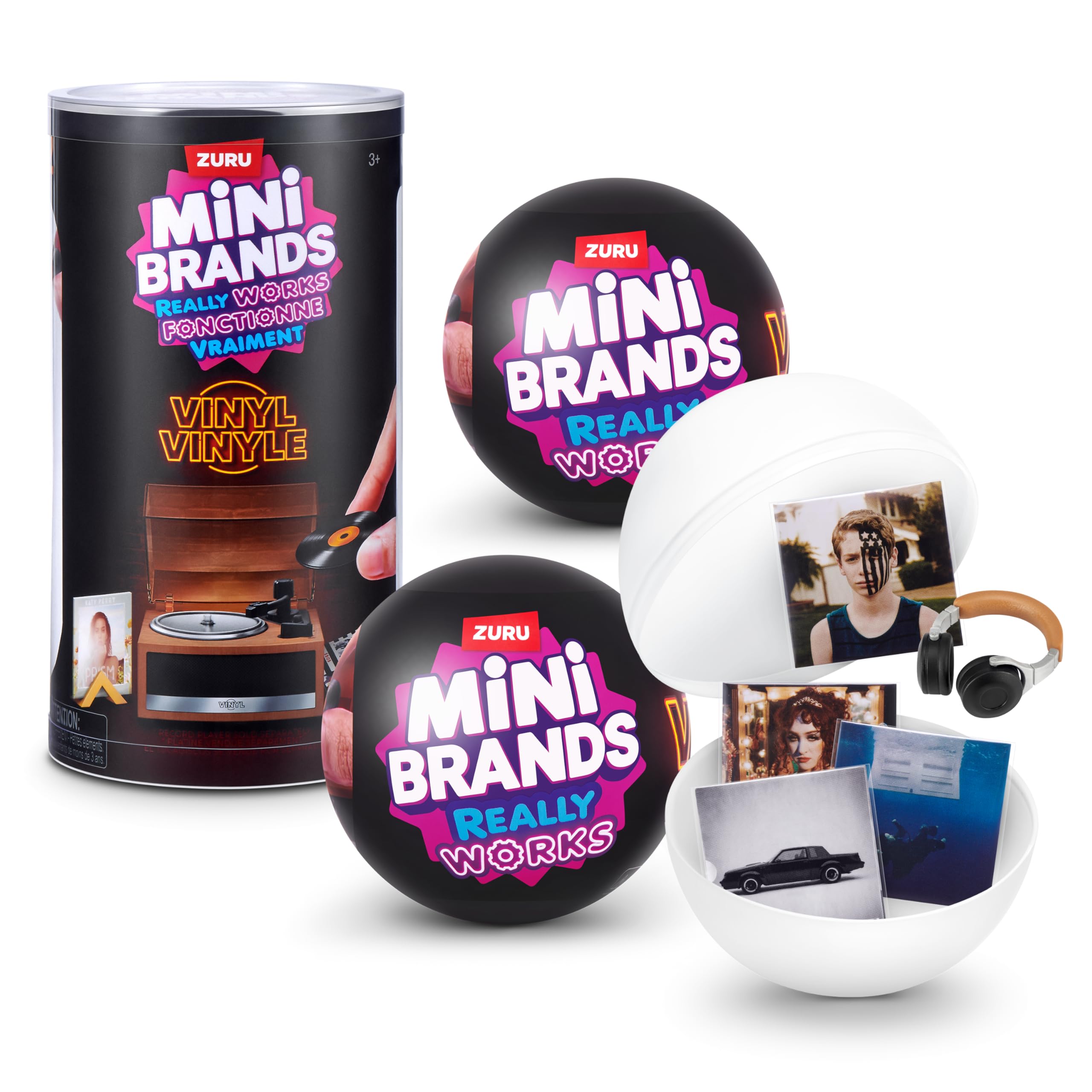 Mini Brands Really Works Mini Vinyl Capsules by ZURU - Series 1 (2-Pack) | Collectible Miniatures 1