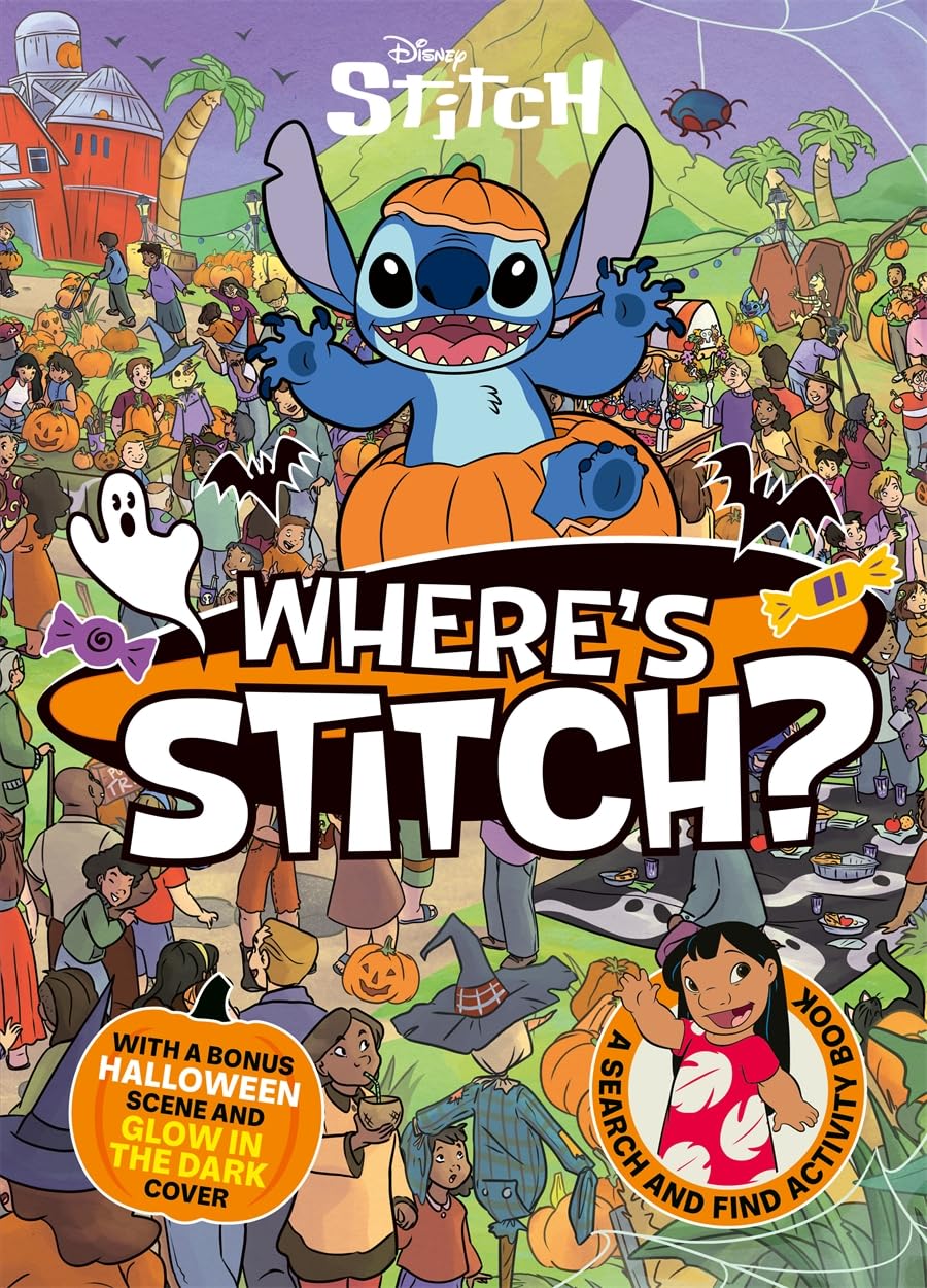Studio Press Where's Stitch?: A Limited Halloween Edition Disney Search-and-Find Activity Book