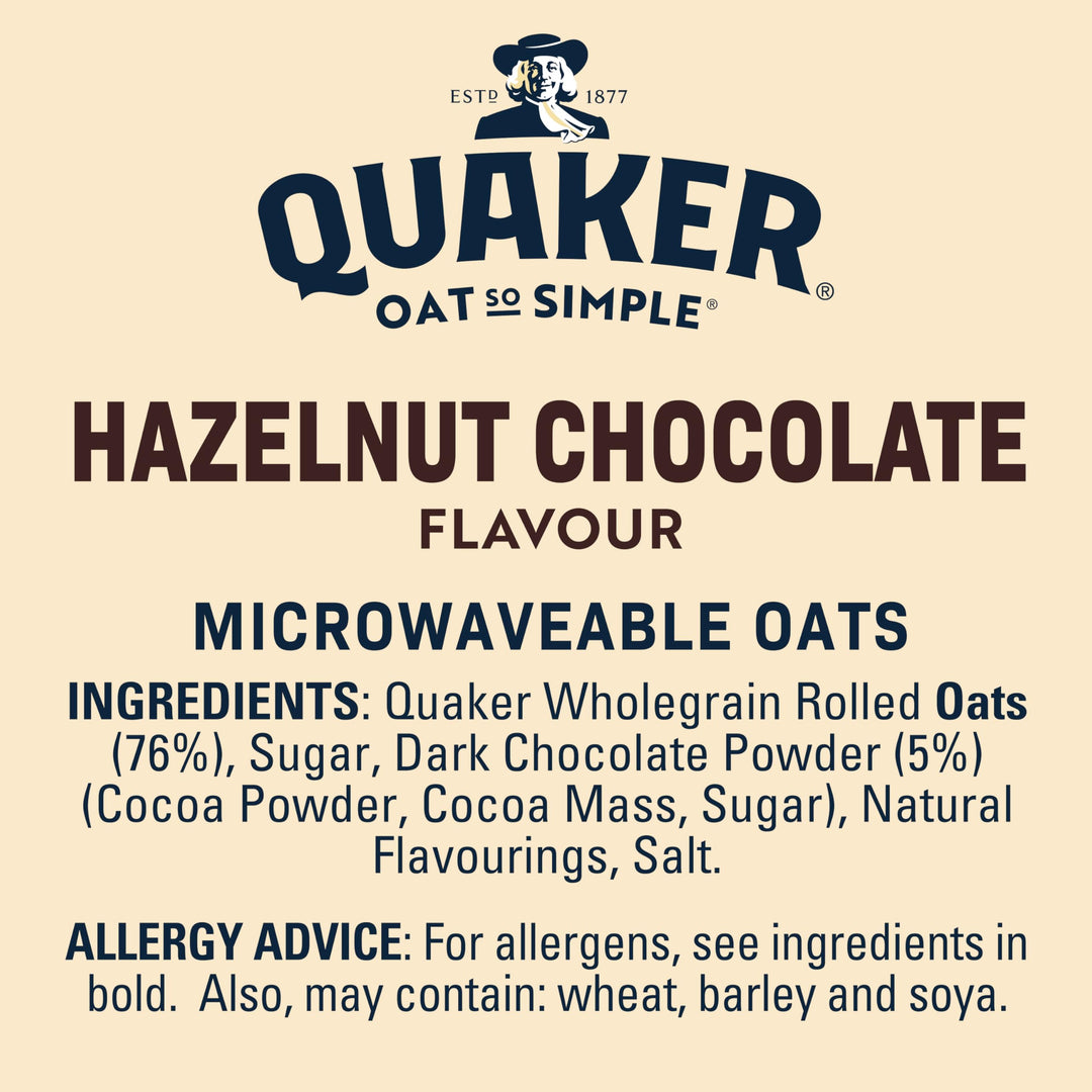 Quaker Hazelnut Chocolate 10pk