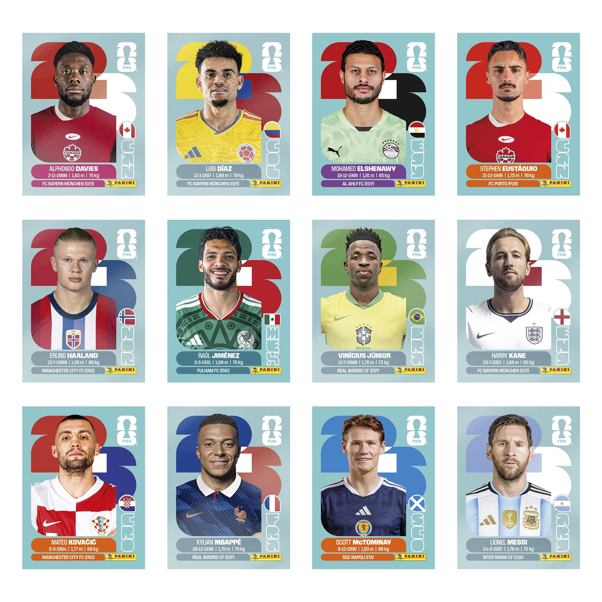 Panini FIFA World Cup 2026 Sticker Collection Starter Pack | Official Album + 4 Sticker Packets 5