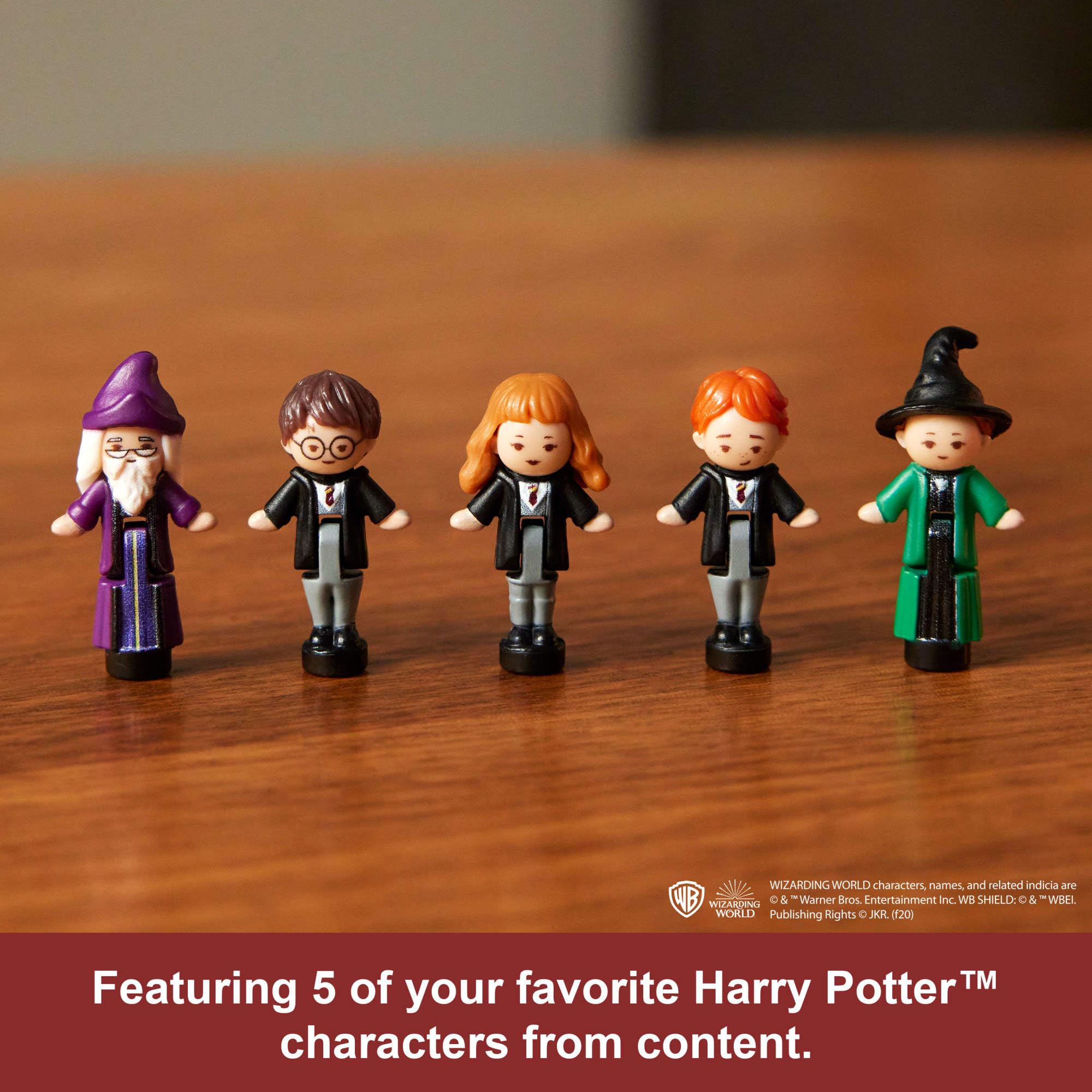 Polly Pocket Harry Potter Collector Playset - Hogwarts Compact with 5 Dolls & 11 Accessories 6