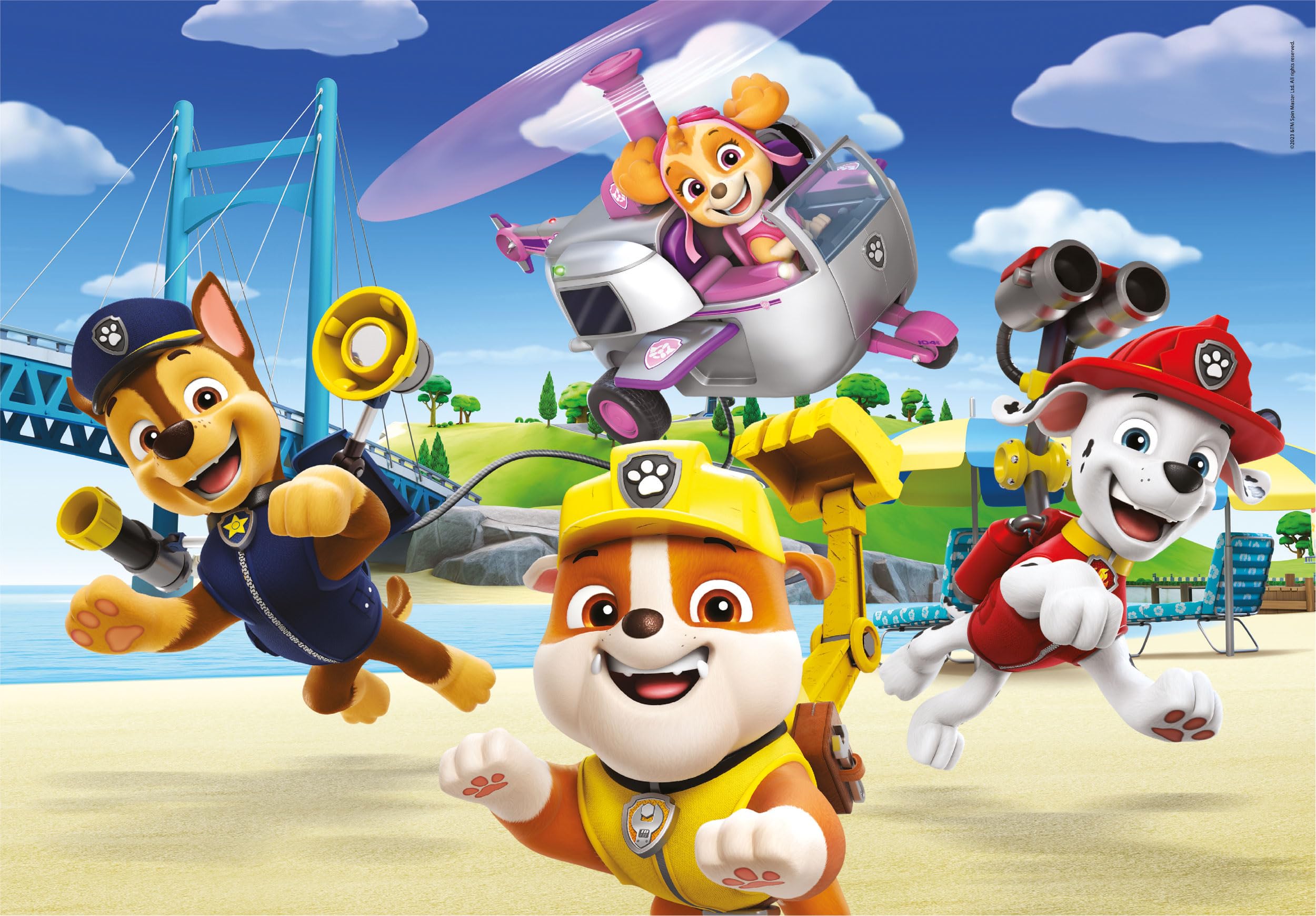 Clementoni PAW Patrol 2 x 60-Piece Jigsaw Puzzles for Kids - Educational Puzzle Set 10