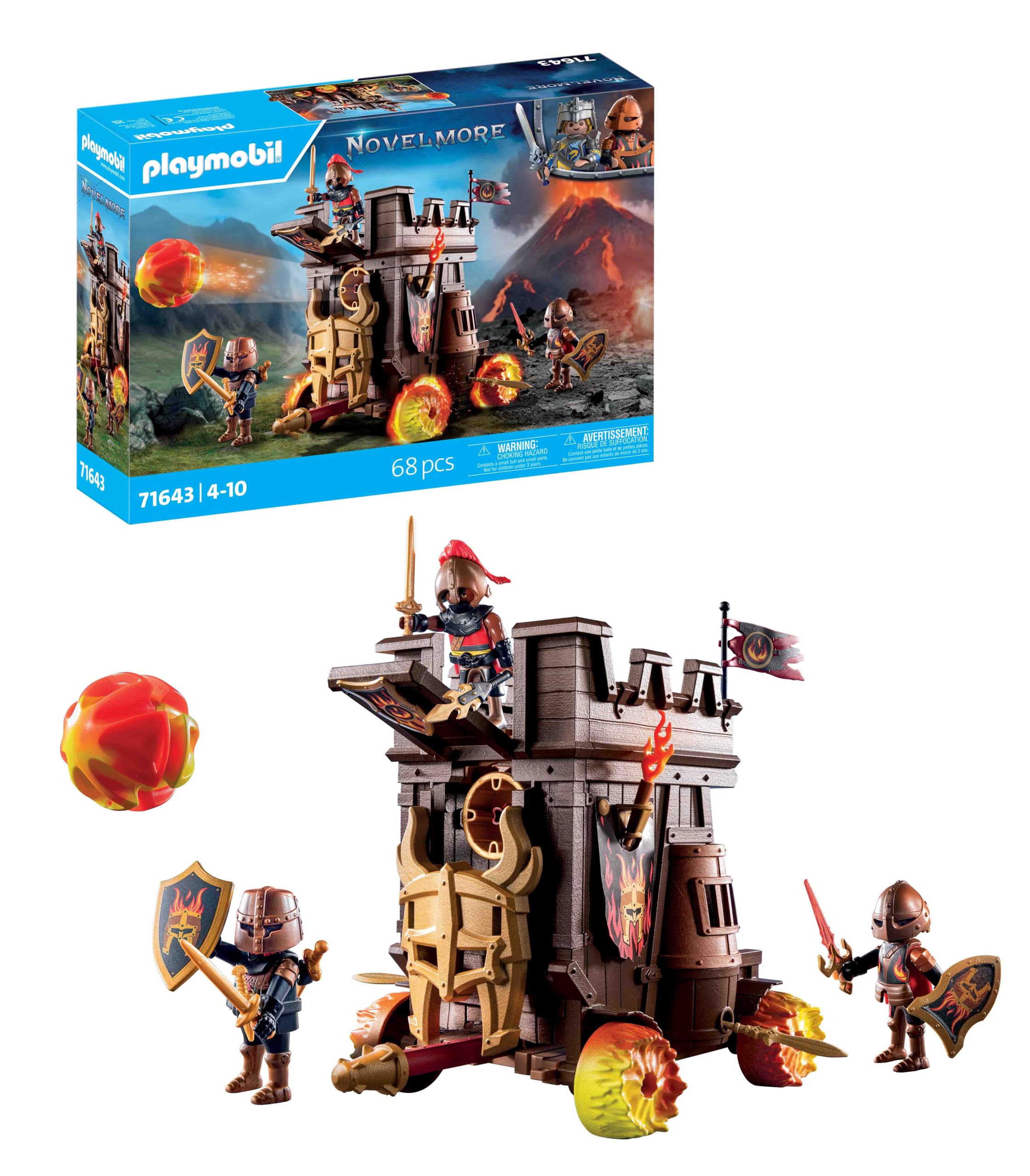Playmobil Battle Wagon with Fire Cannon and Battering Ram - Ages 4+ 1