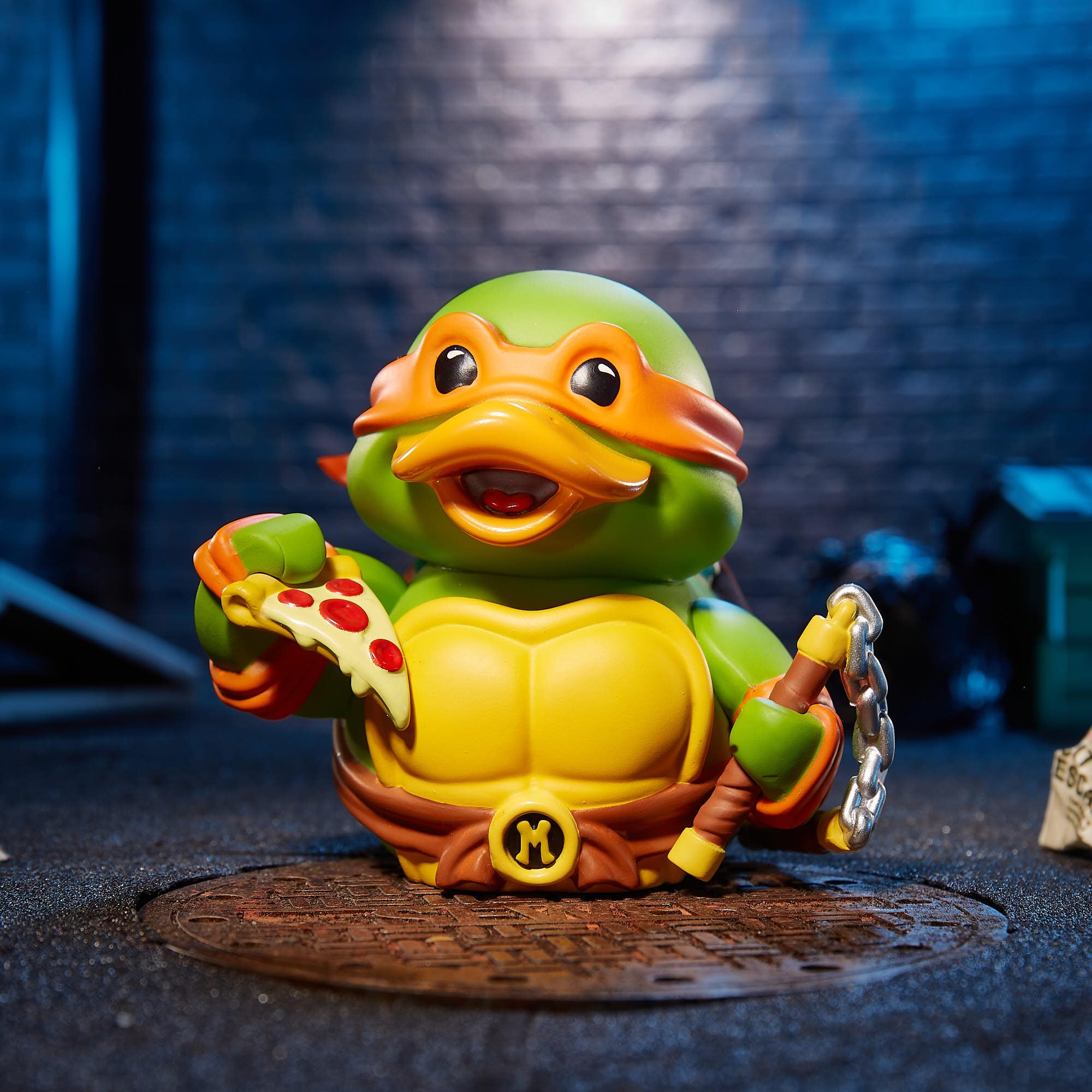 TUBBZ Michelangelo Collectible Vinyl Rubber Duck Figure | Boxed Edition | Approx 3.54 in Tall 3