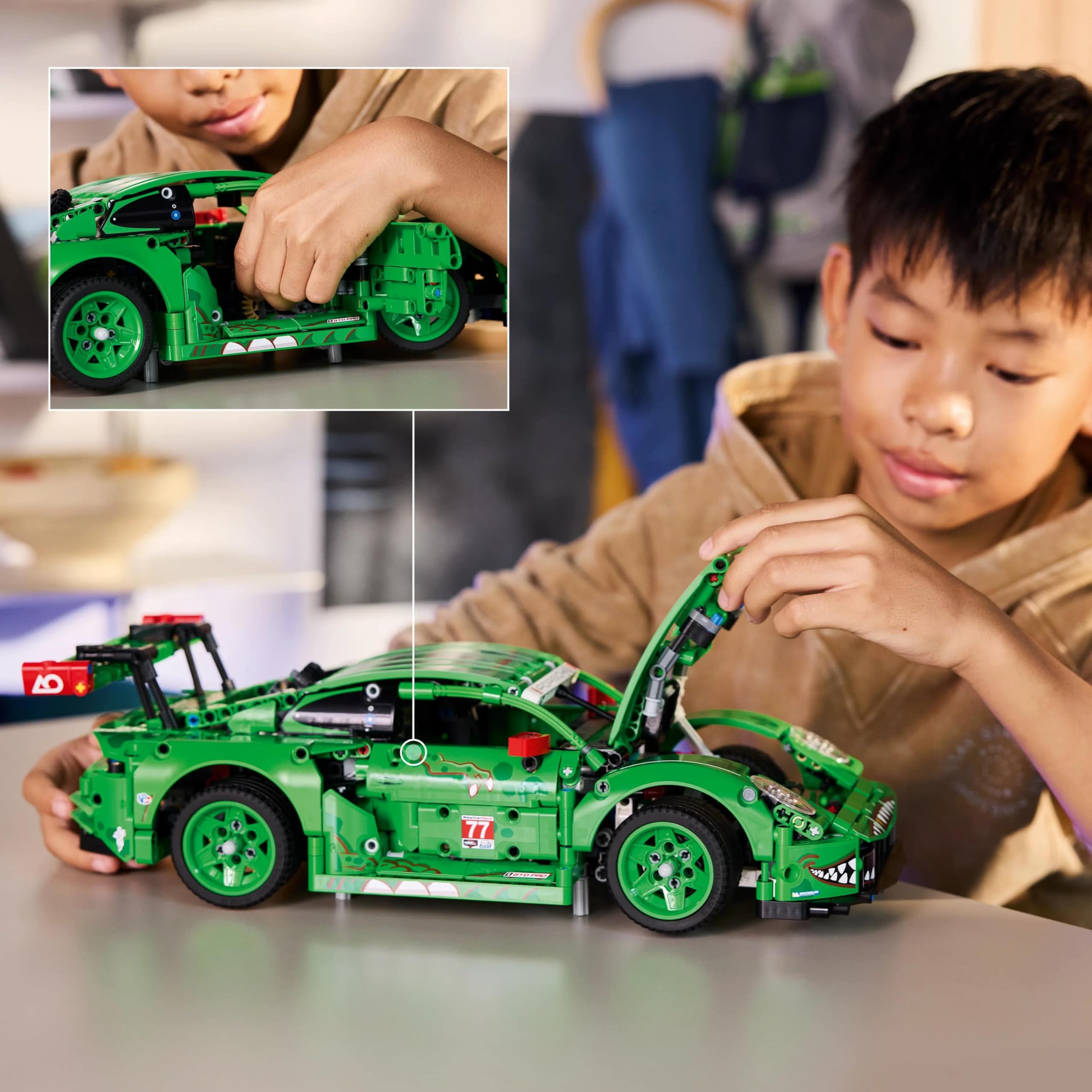 LEGO Technic Porsche 911 GT3 R REXY AO Racing Car 42224 Building Set for Ages 11+ 3