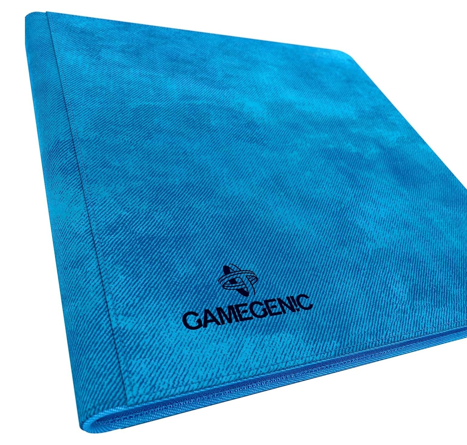 Gamegenic Prime Album - 8-Pocket Blue Storage | Holds 160 Double-Sleeved Cards | Reinforced Strap